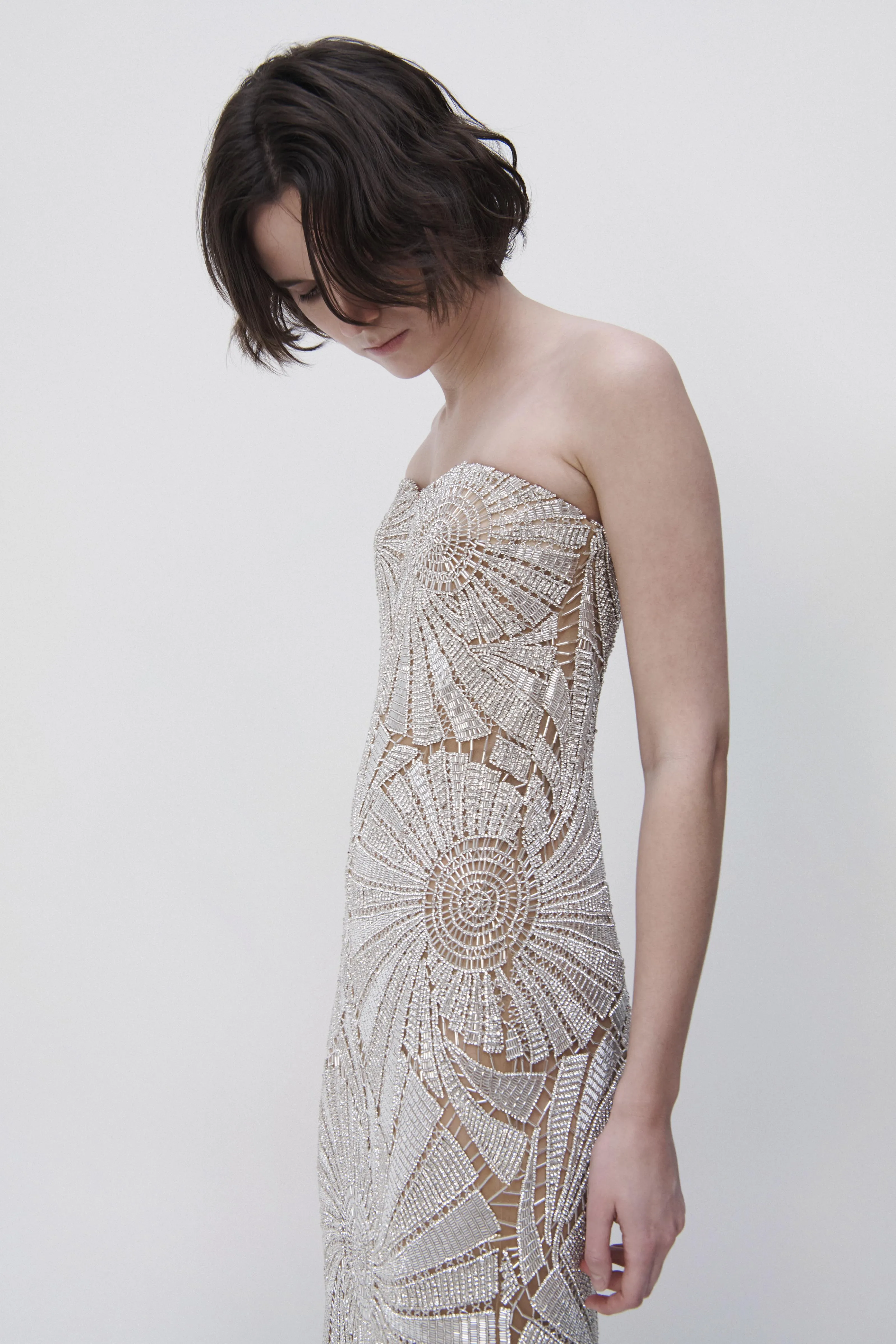 Senada Crystal Shell Gown sold by Simkhai product image thumbnail 3