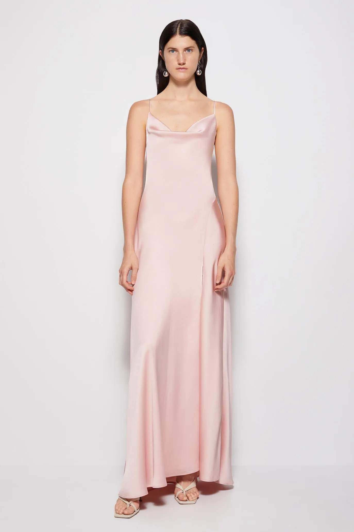 Finley Satin Slip Gown sold by Simkhai