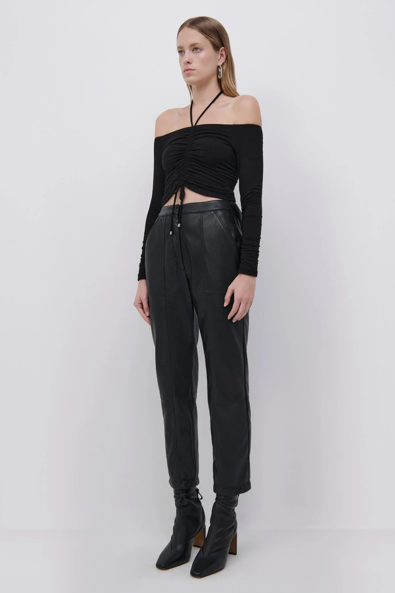 Alessa Matte Jersey Halter Top sold by Simkhai product image thumbnail 5