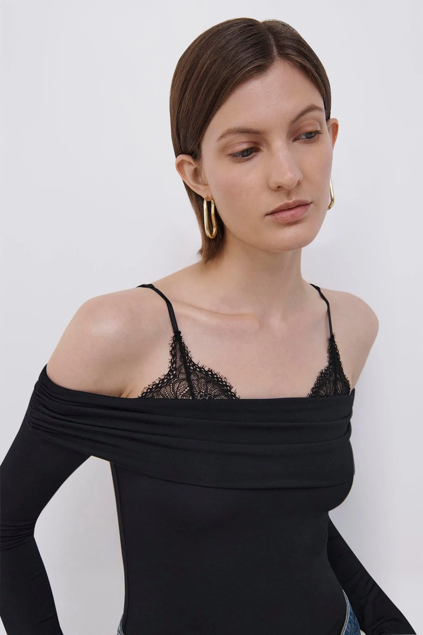 Mirra Lingerie Lace Top sold by Simkhai product image thumbnail 3