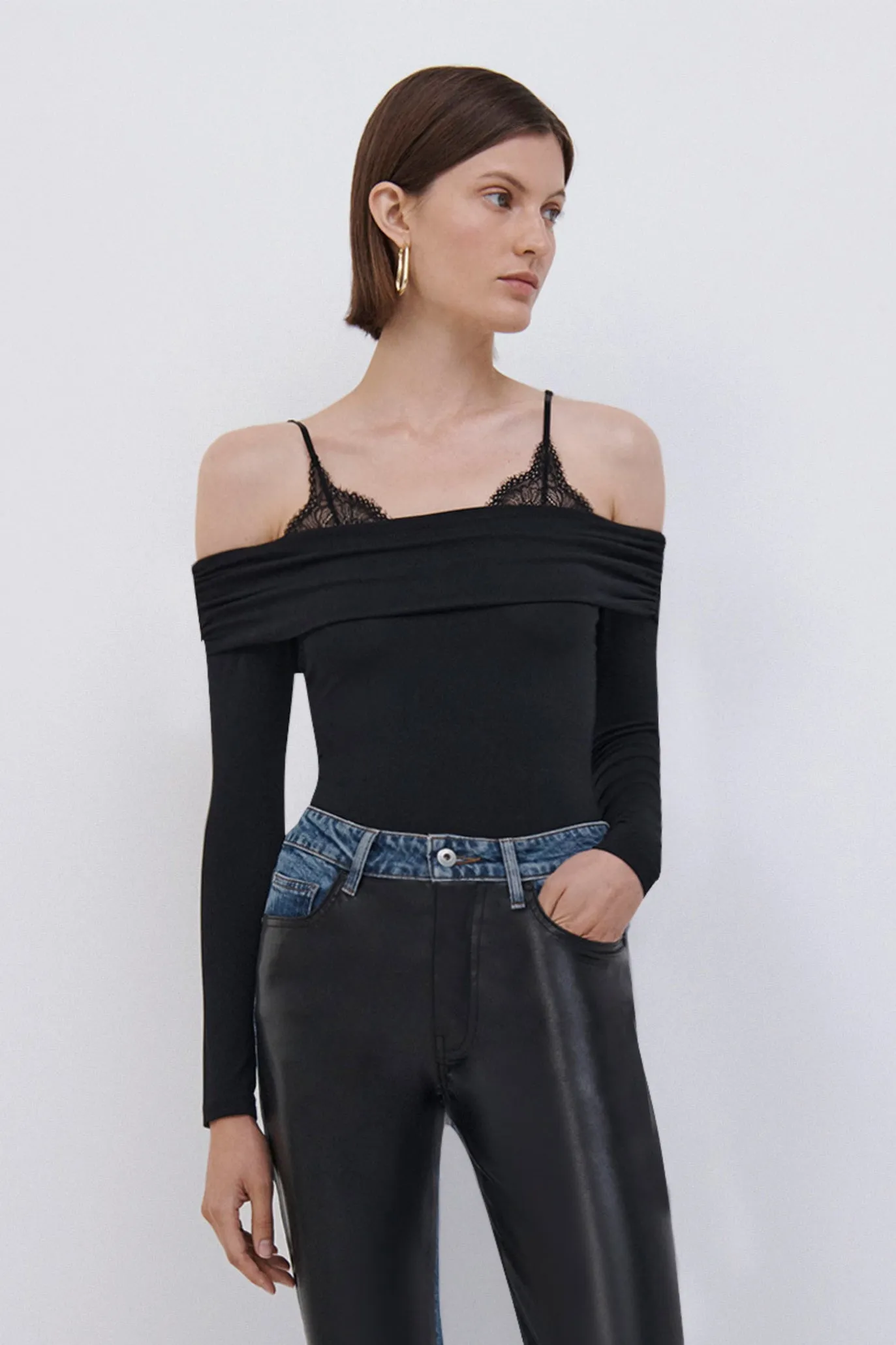 Mirra Lingerie Lace Top sold by Simkhai product image thumbnail 2