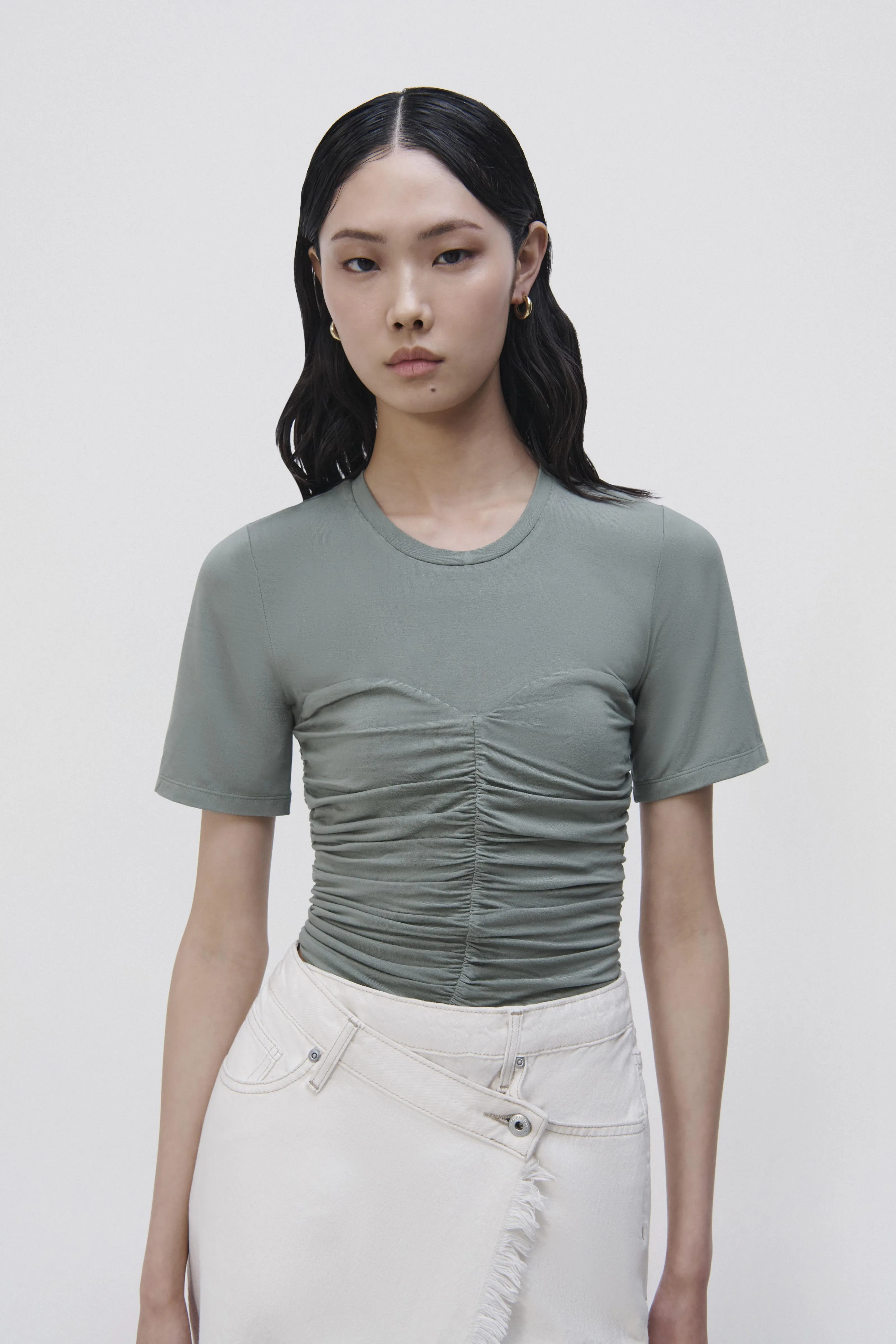 Tansy Stretch Jersey Top sold by Simkhai product image thumbnail 2