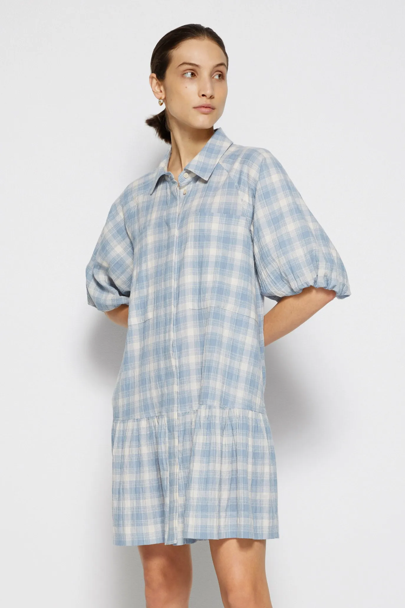 Crissy Plaid Mini Dress sold by Simkhai product image thumbnail 4