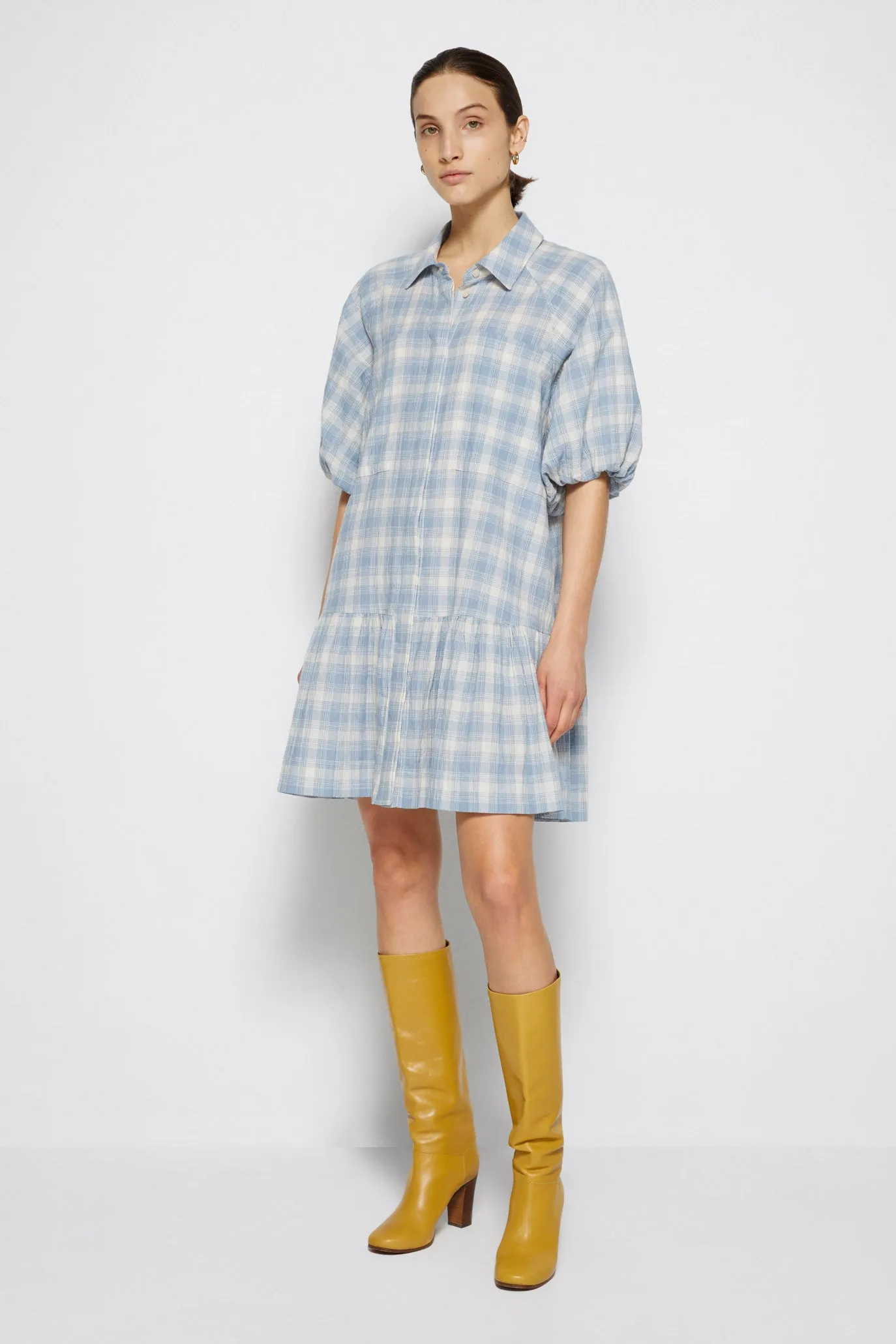 Crissy Plaid Mini Dress sold by Simkhai product image thumbnail 5