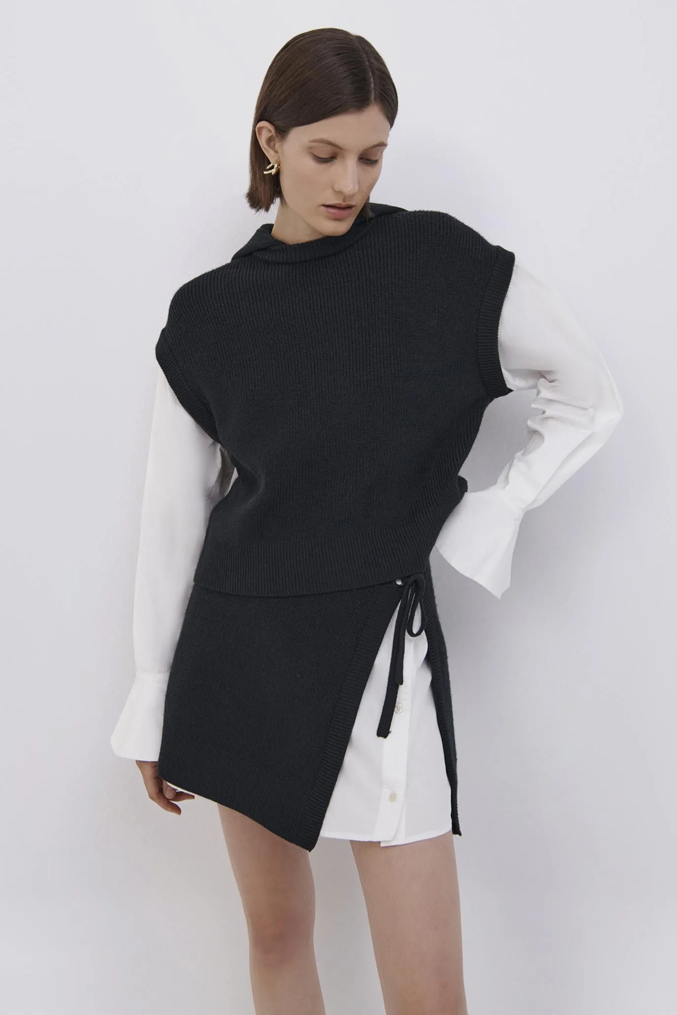 Lola Layered Mini Skirt sold by Simkhai product image thumbnail 4