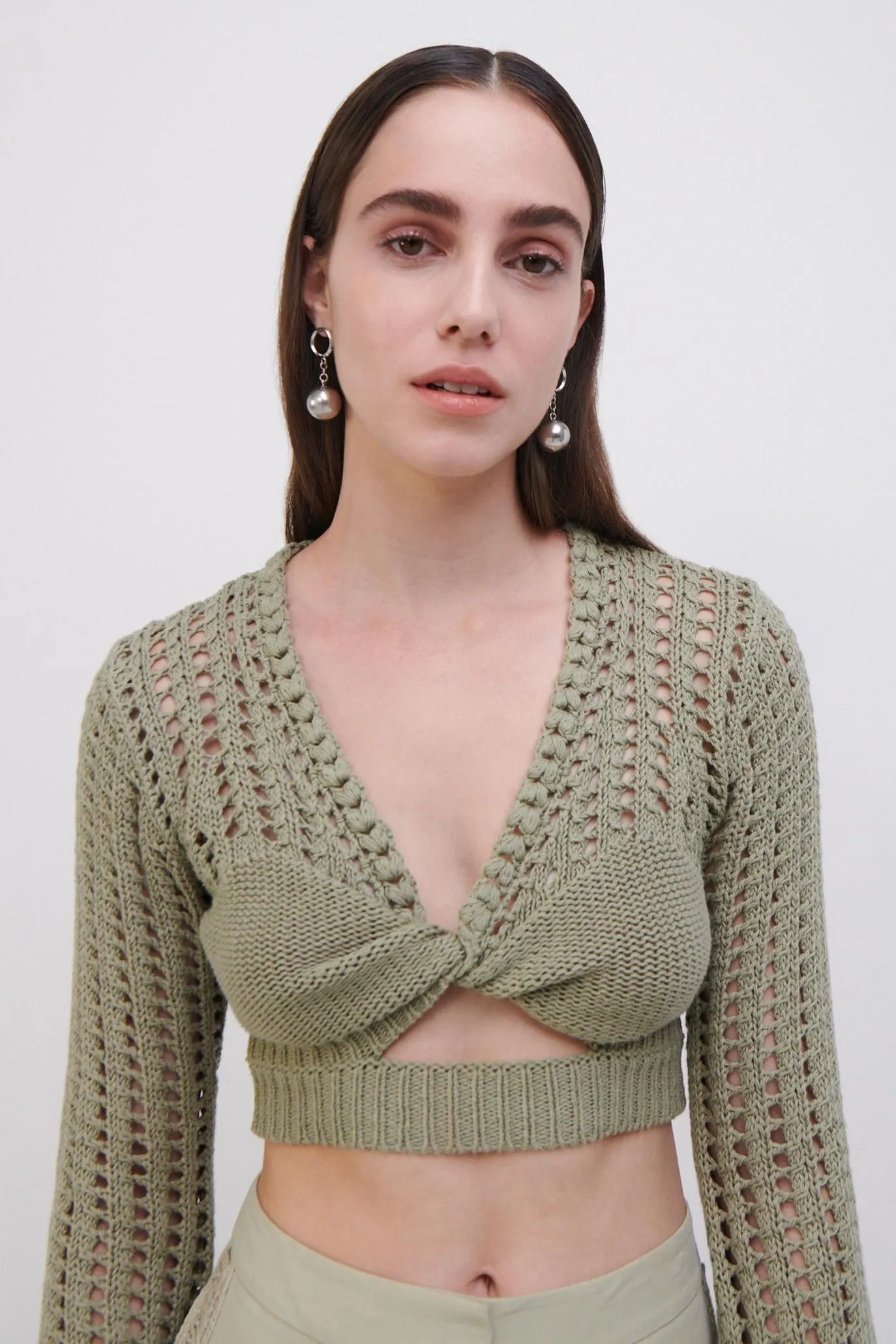 Nile Crochet Crop Top sold by Simkhai product image thumbnail 3