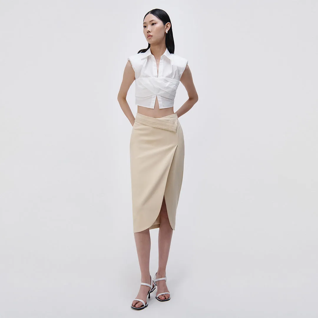 Vienna Midi Skirt sold by Simkhai