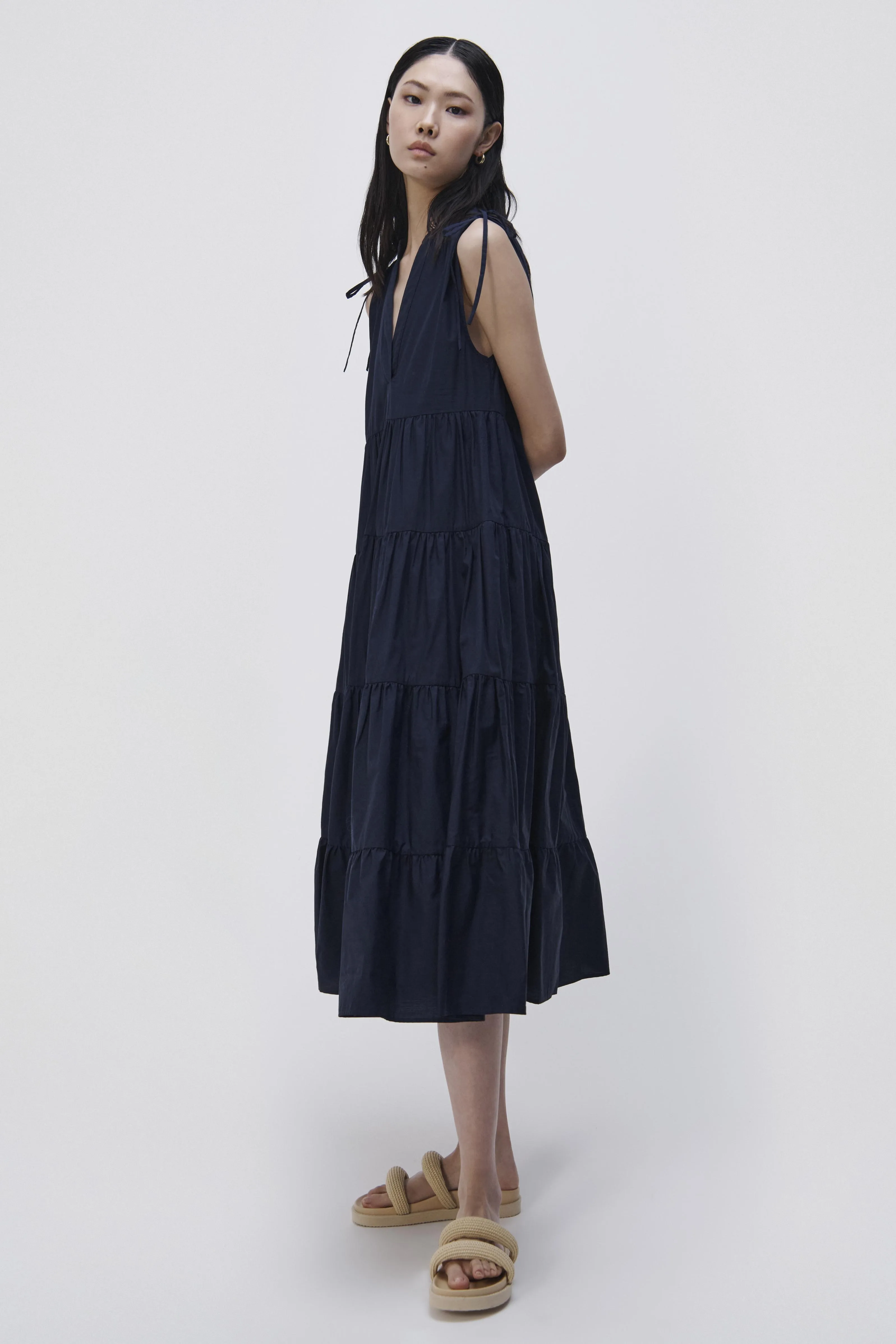 Atlanta Tiered Midi Dress sold by Simkhai product image thumbnail 2