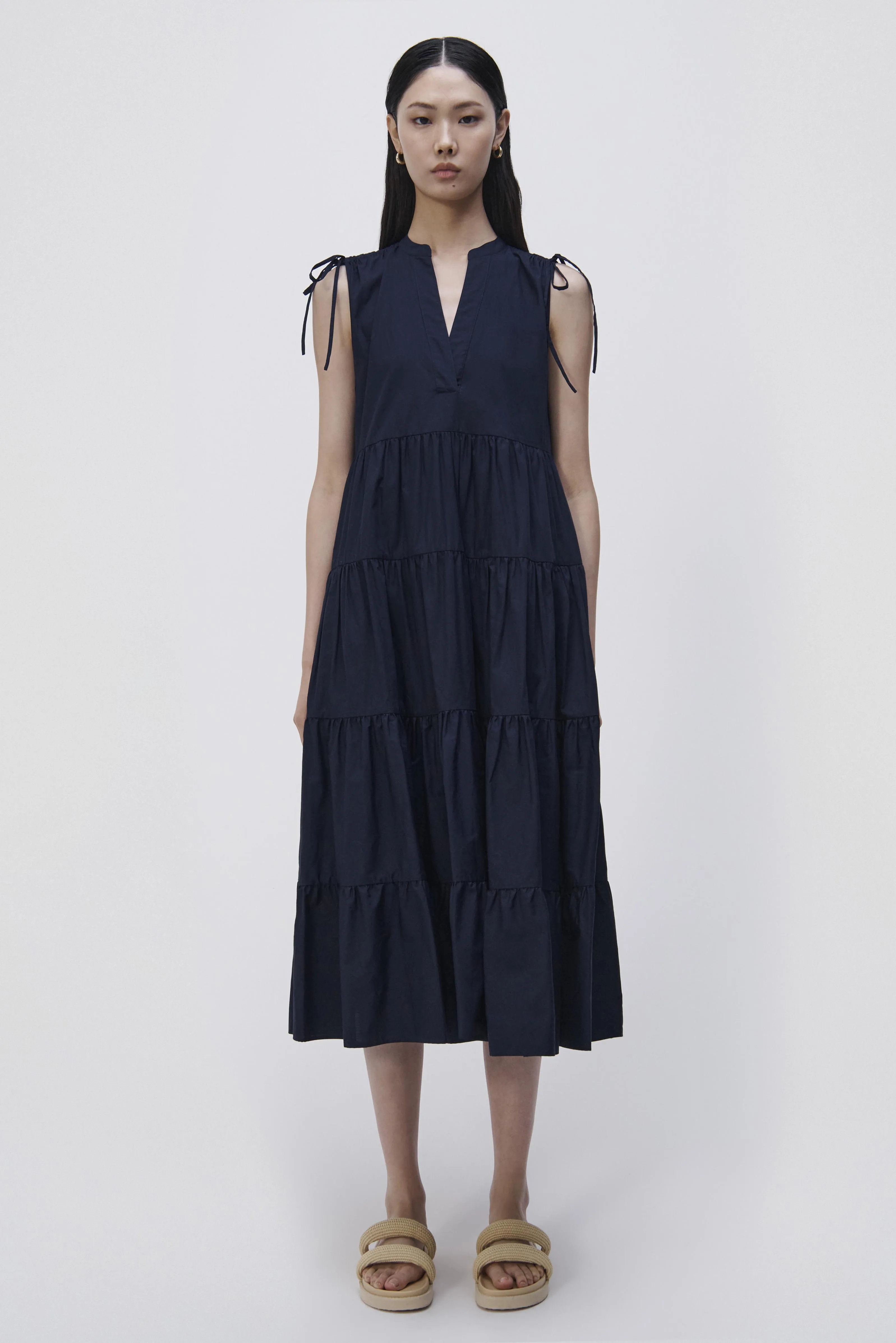 Atlanta Tiered Midi Dress sold by Simkhai product image thumbnail 5