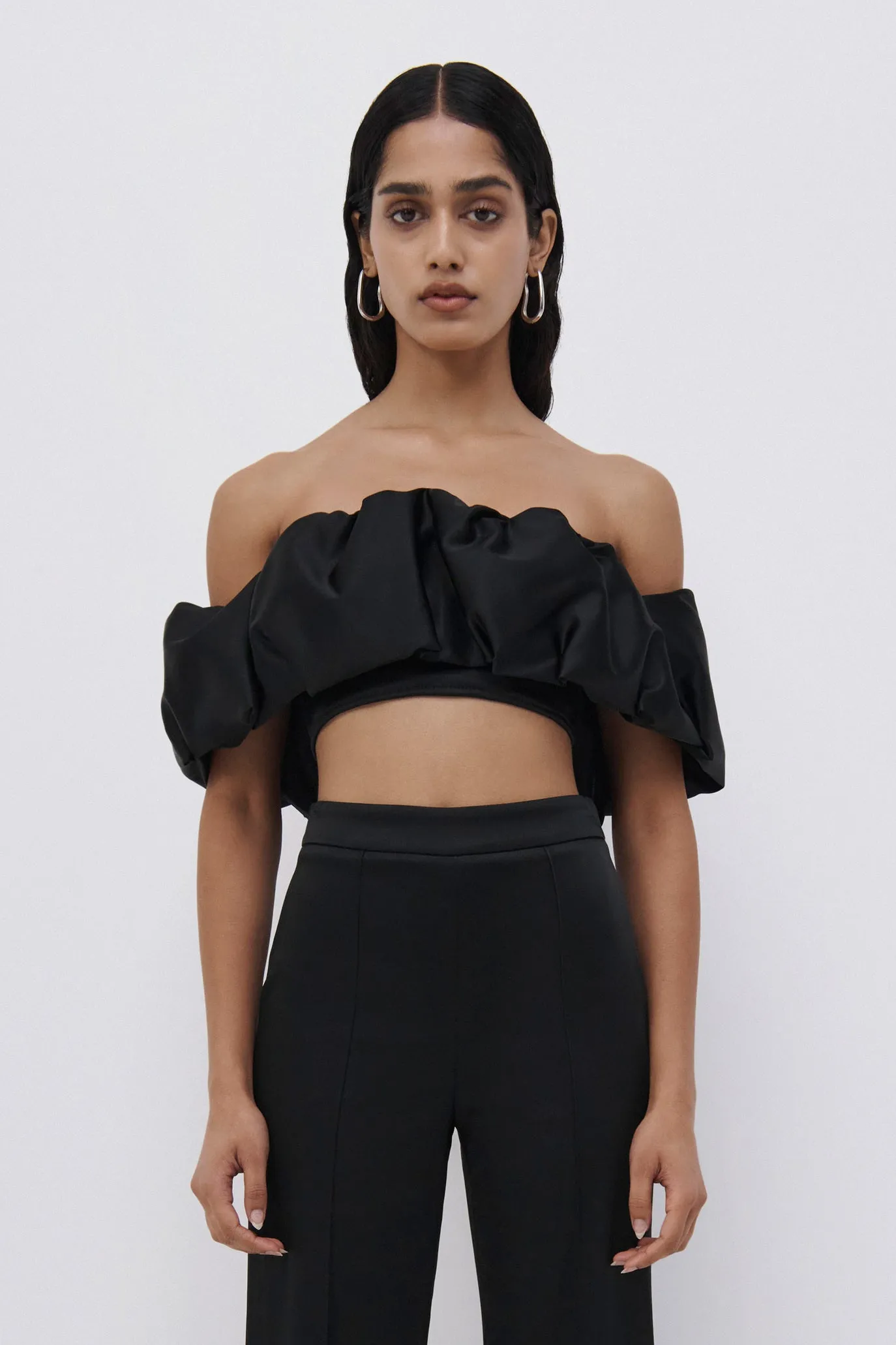 Leonora Duchess Satin Corset Top sold by Simkhai product image thumbnail 3