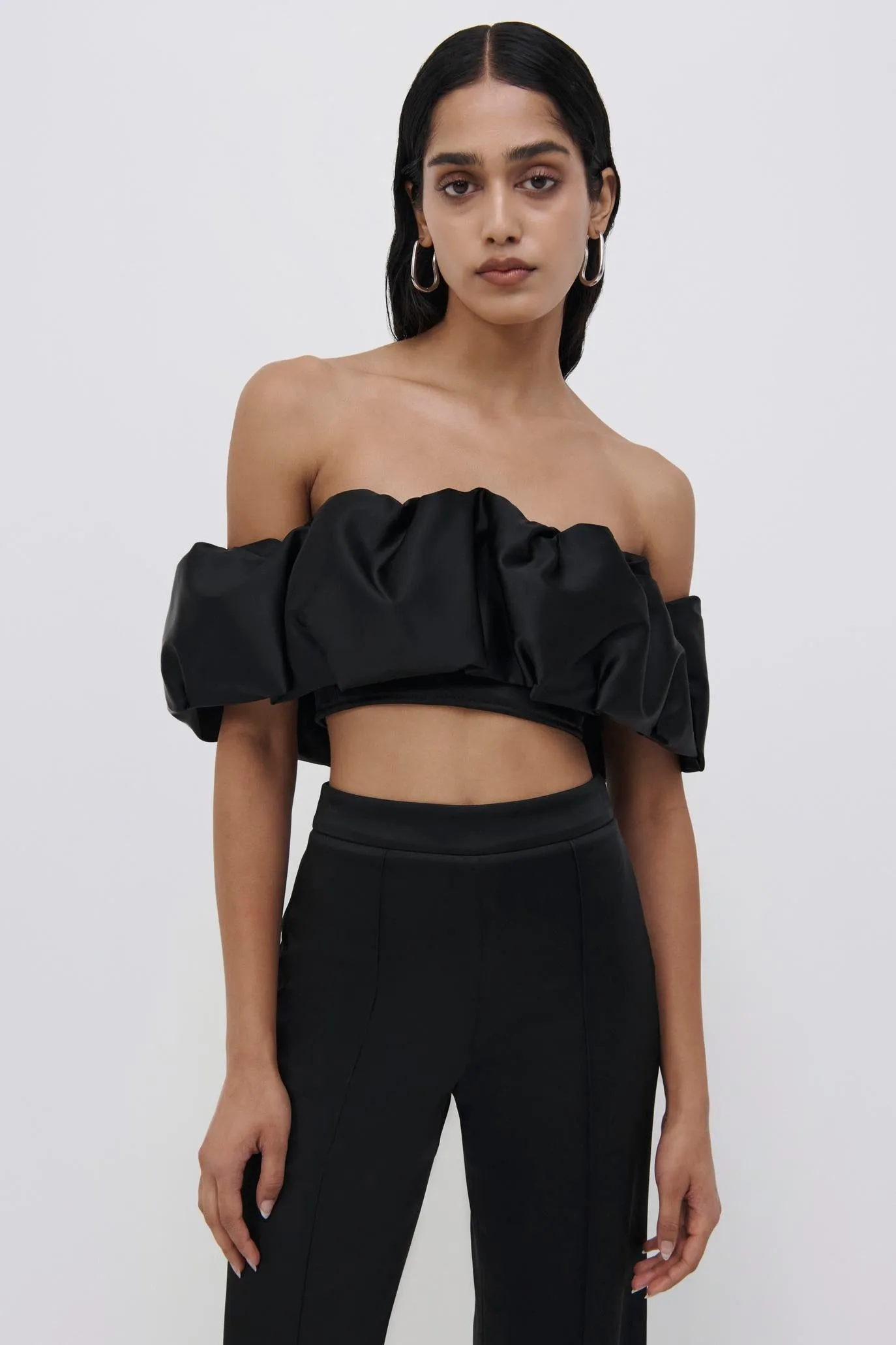 Leonora Duchess Satin Corset Top sold by Simkhai product image thumbnail 2