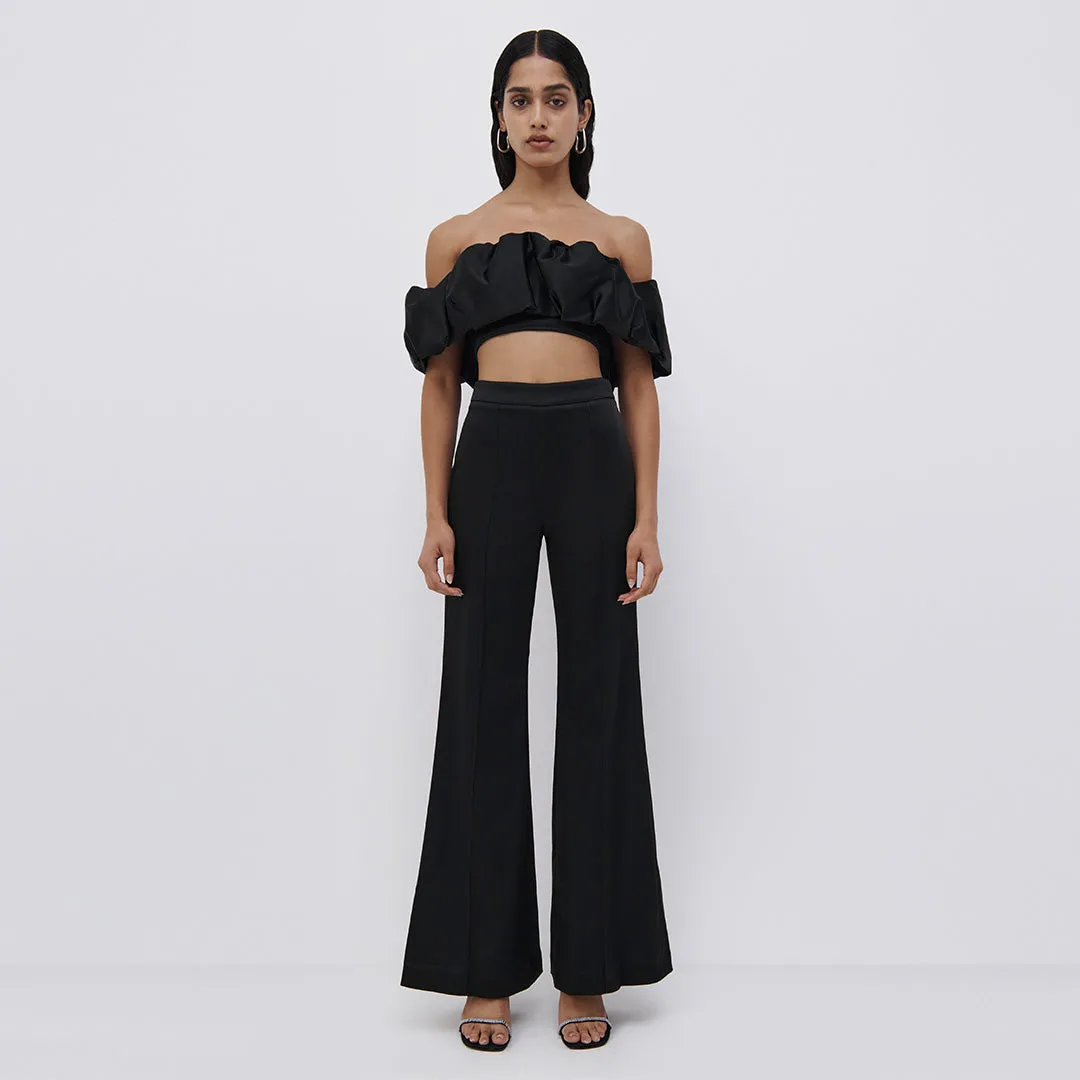 Leonora Duchess Satin Corset Top sold by Simkhai