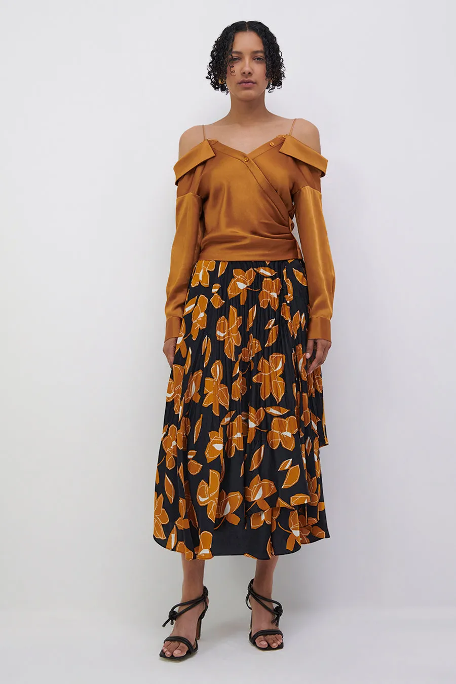 Mckenna Wrap Skirt sold by Simkhai product image thumbnail 4