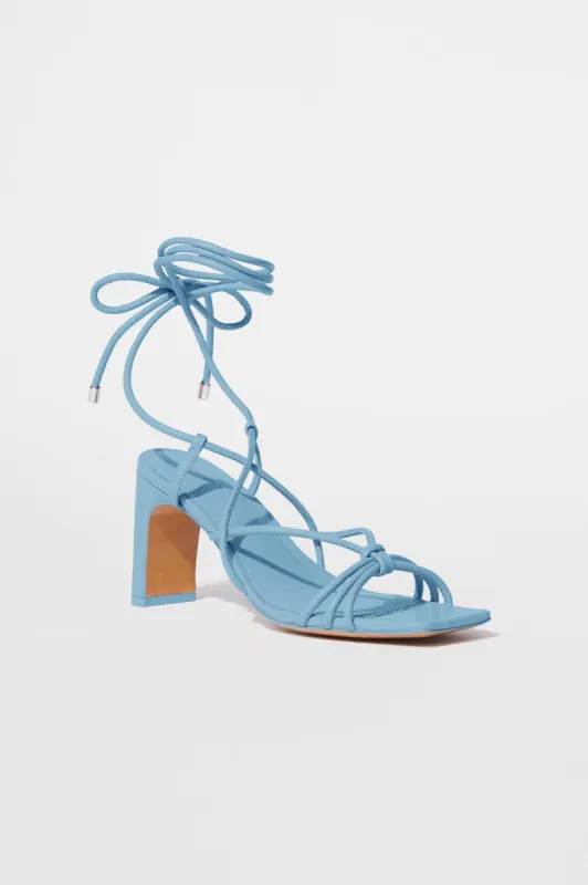 Meghan Heeled Wrap Sandal made by Simkhai