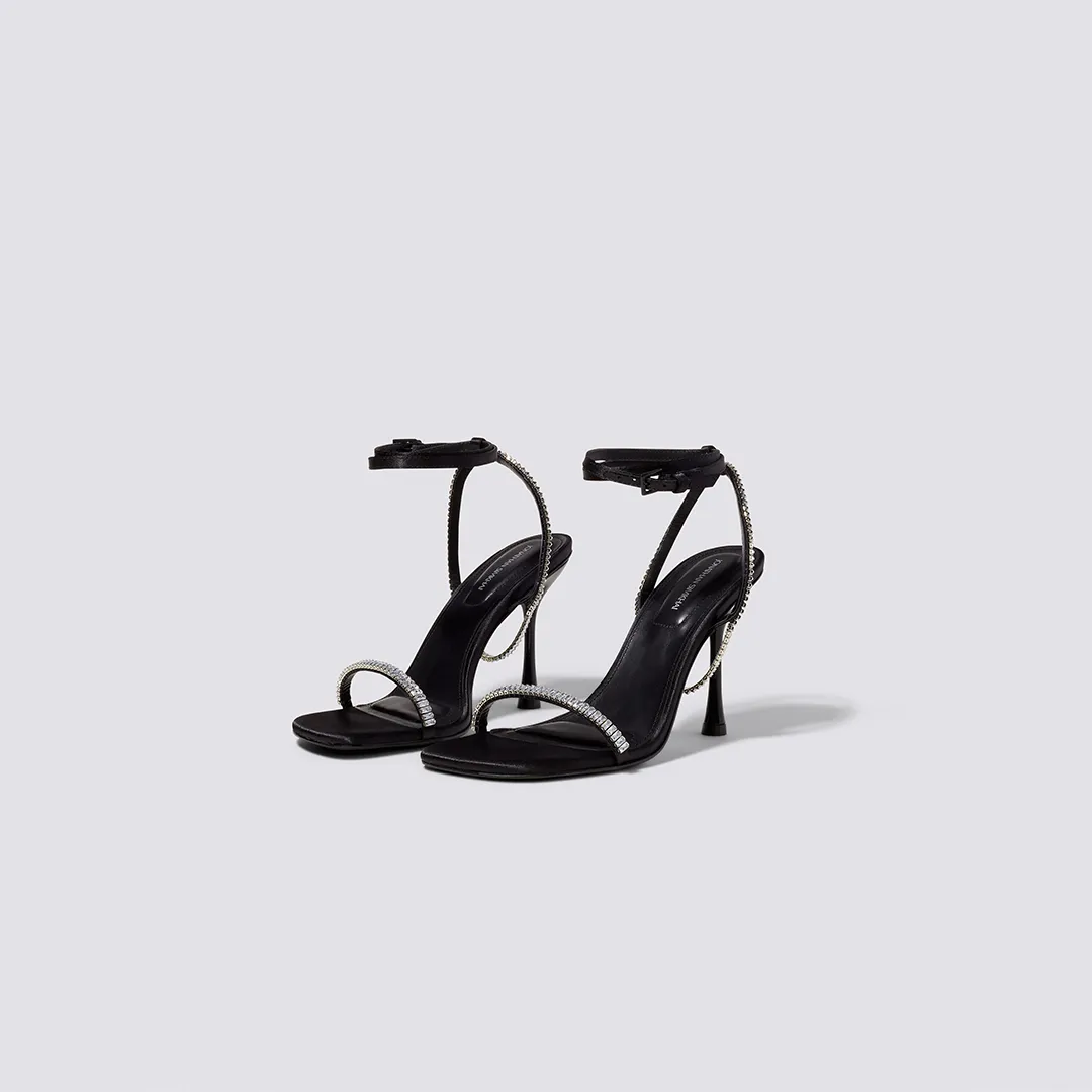 Luxon Crystal Heeled Sandal sold by Simkhai