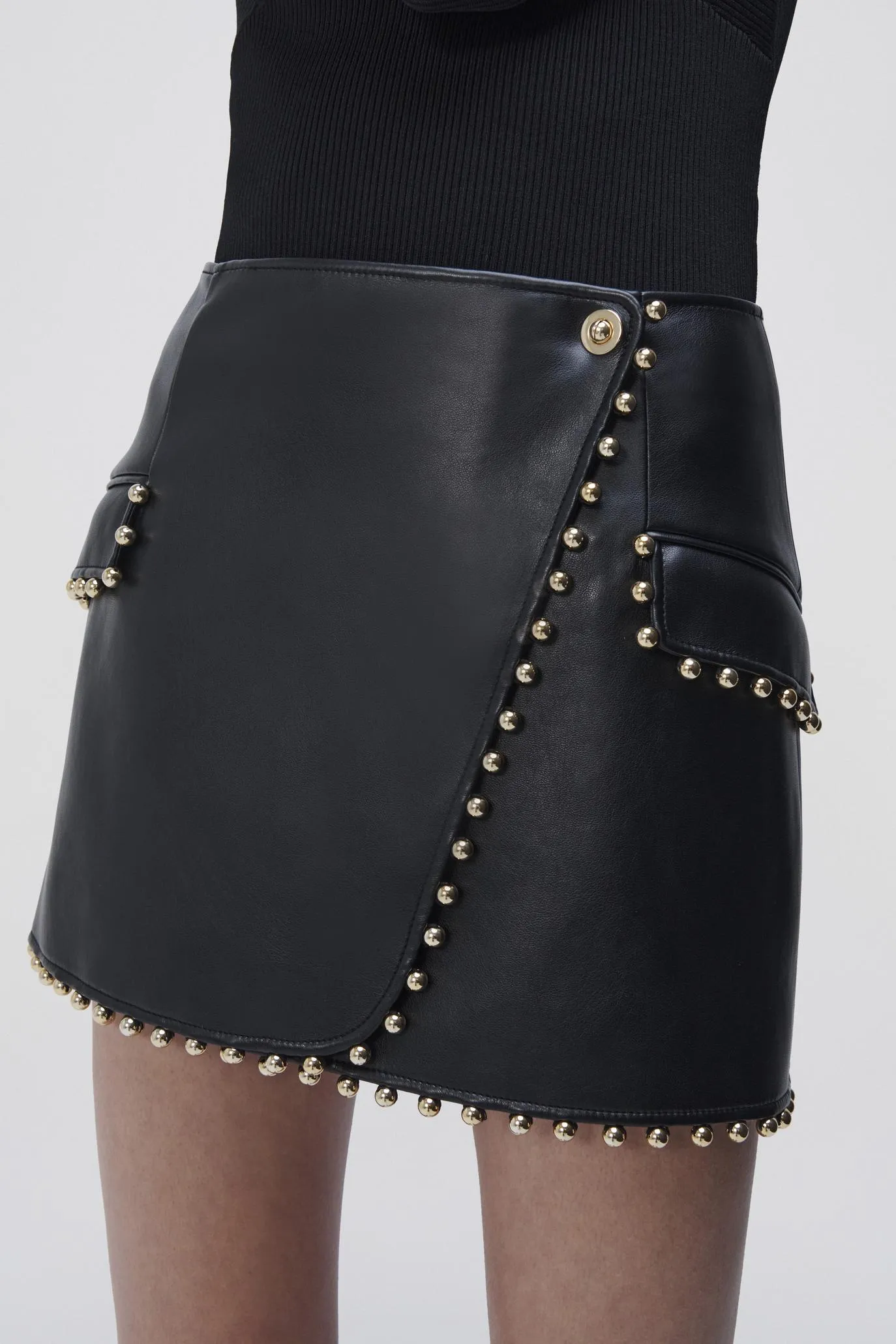 Clayton Vegan Leather Mini Skirt sold by Simkhai product image thumbnail 3