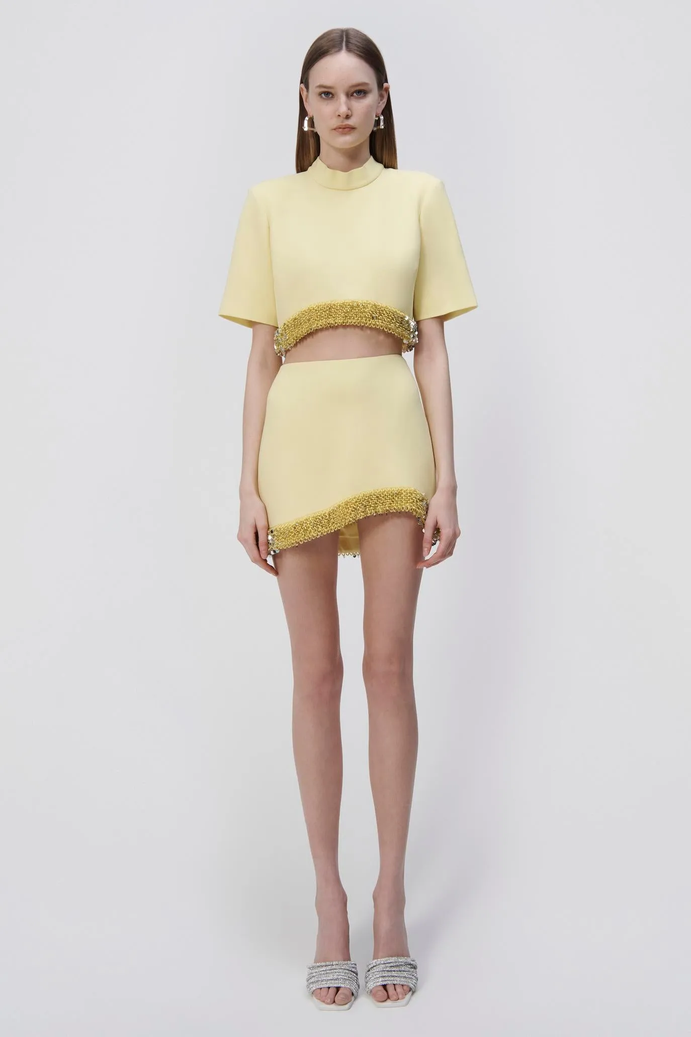 Jalen Embellished Crepe Top sold by Simkhai product image thumbnail 5