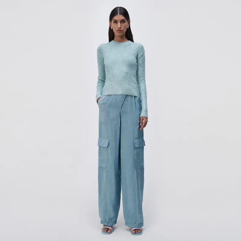 Fonda Crystal Knit Pullover made by Simkhai