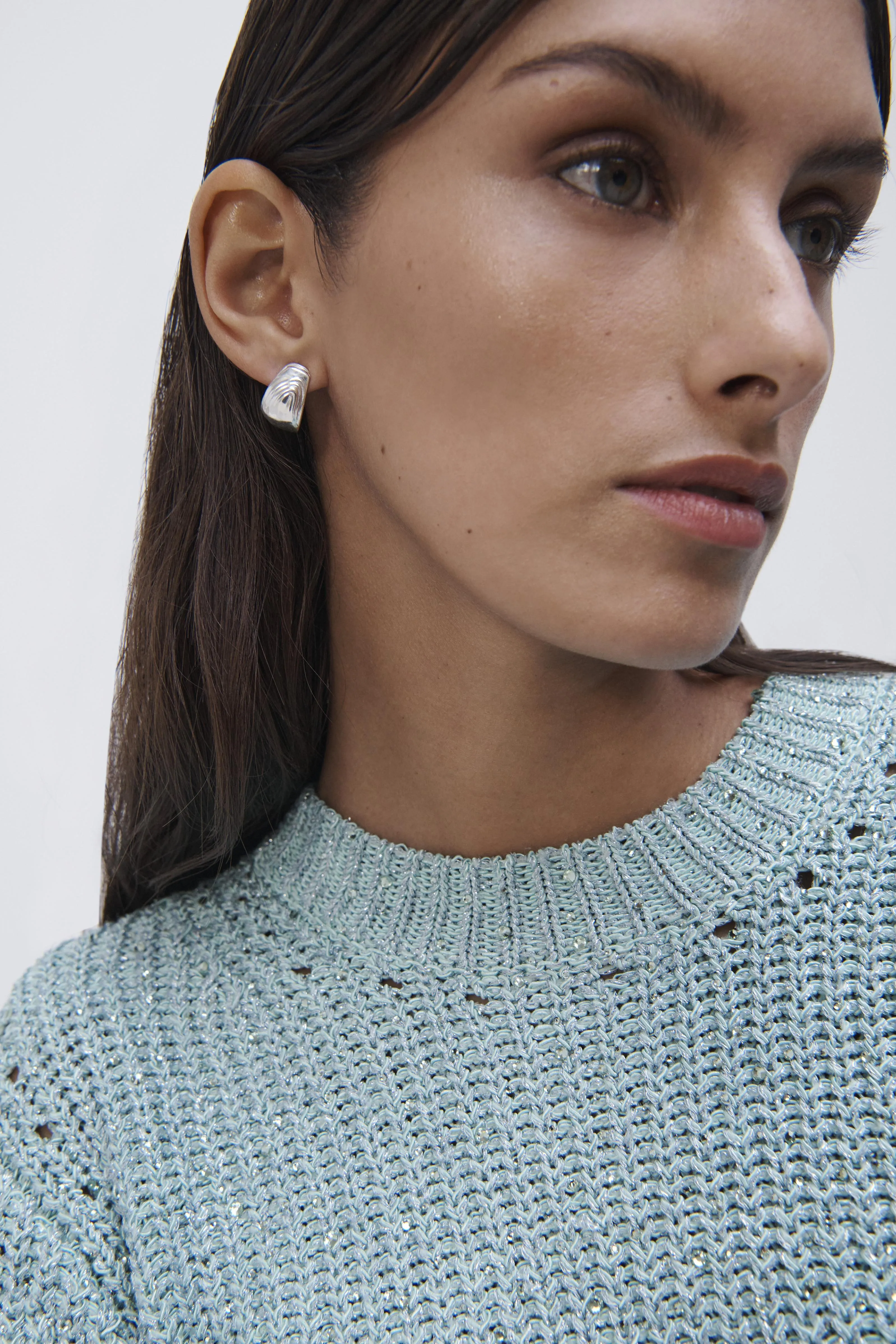 Fonda Crystal Knit Pullover sold by Simkhai product image thumbnail 3