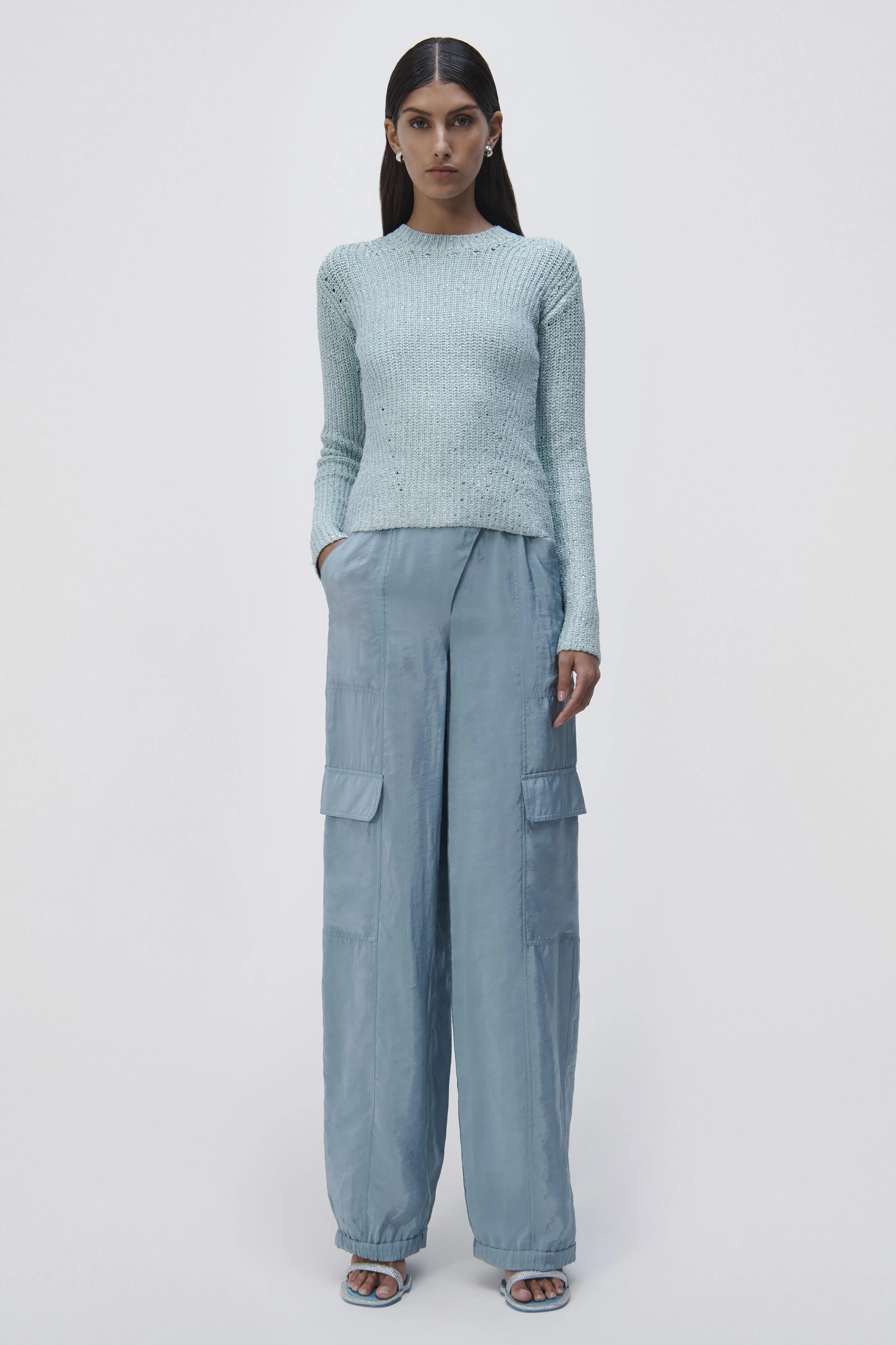 Fonda Crystal Knit Pullover sold by Simkhai product image thumbnail 4