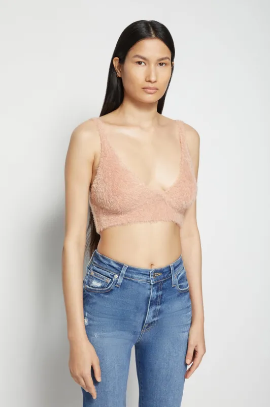 Caroline Feathered Bralette made by Simkhai