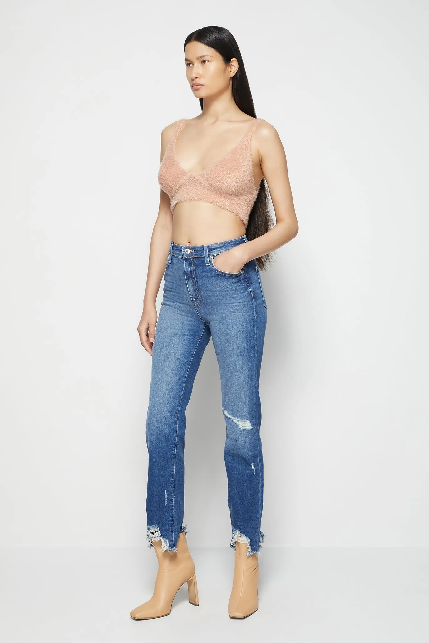 Caroline Feathered Bralette sold by Simkhai product image thumbnail 3