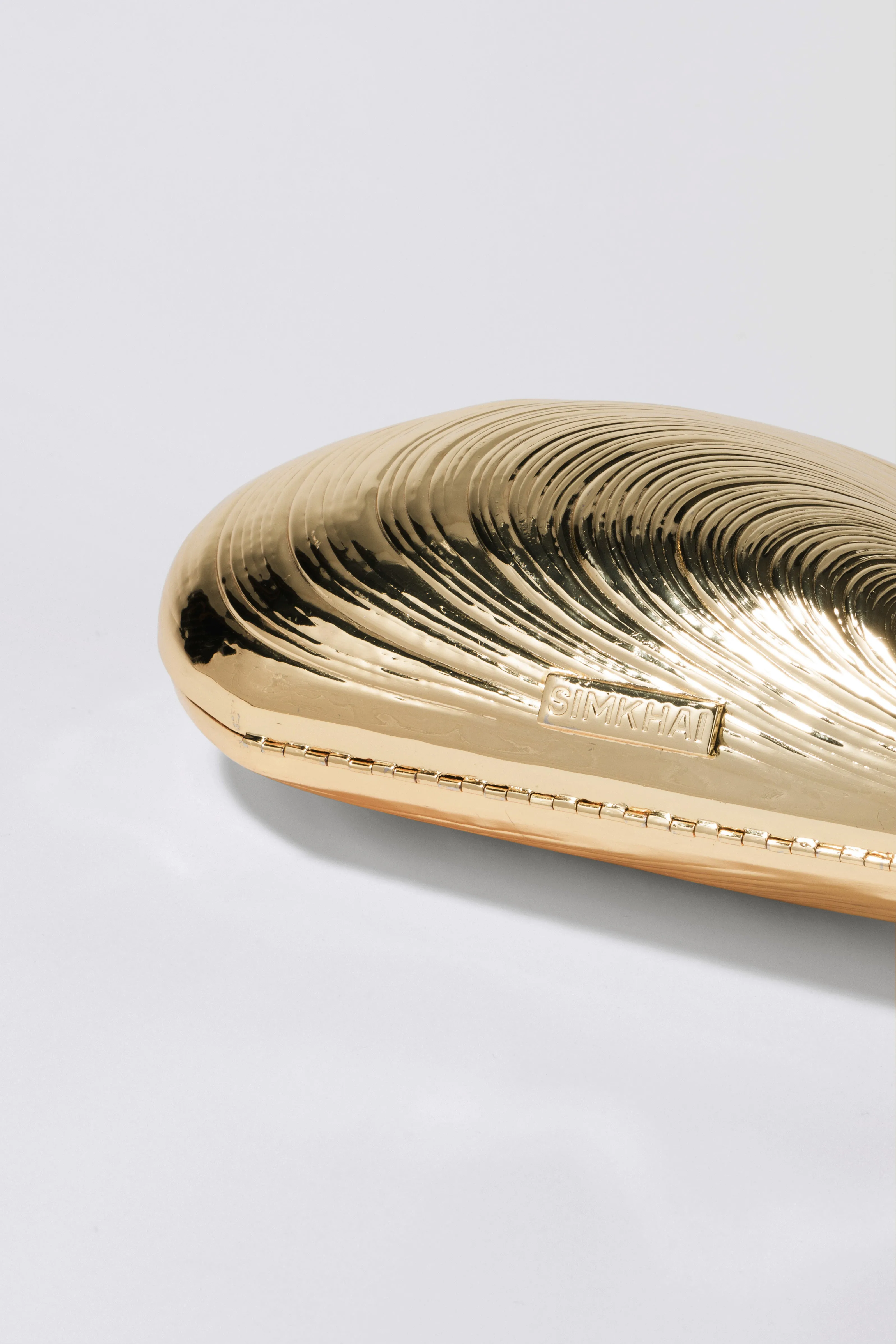 Bridget Metal Oyster Clutch sold by Simkhai product image thumbnail 3