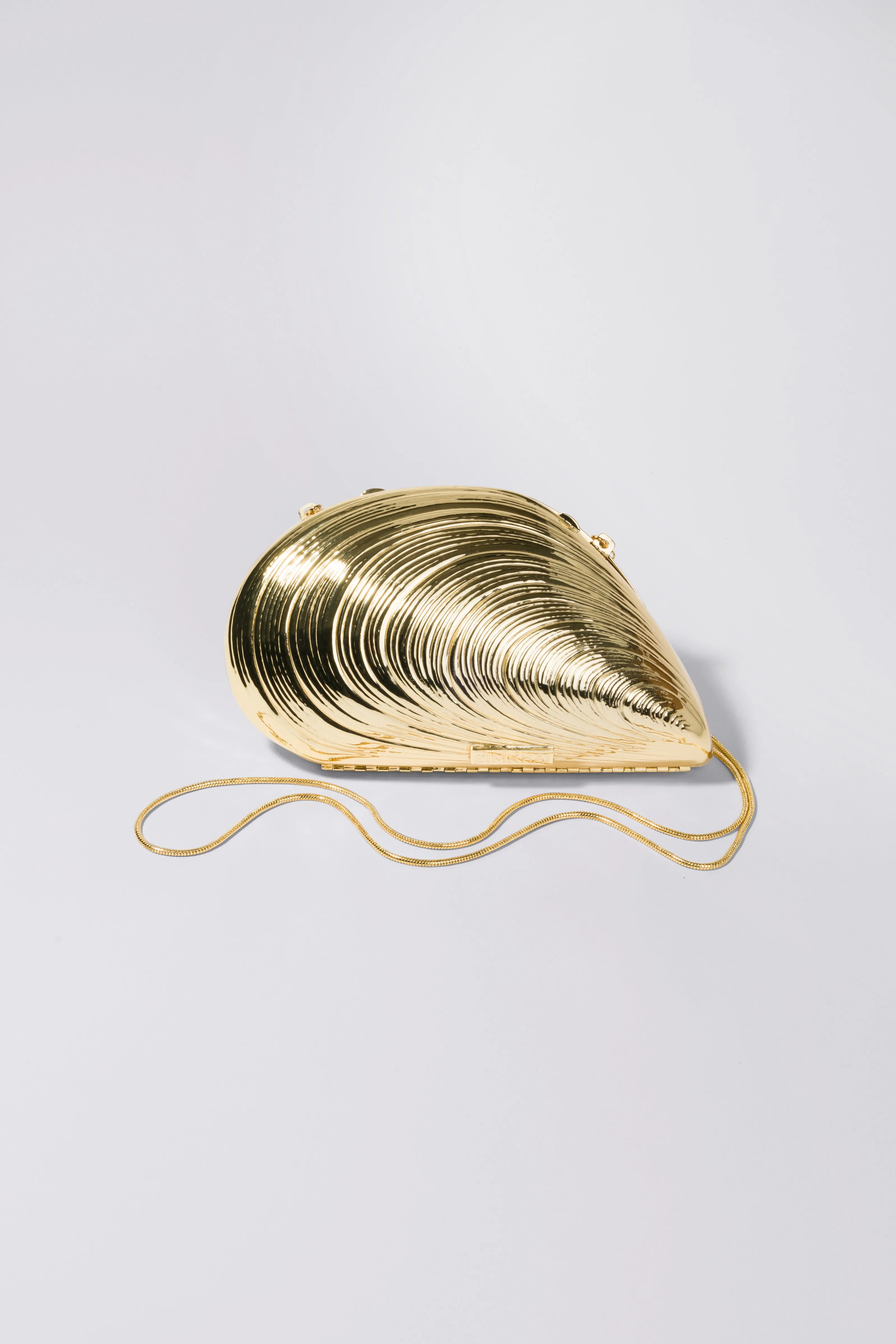 Bridget Metal Oyster Clutch sold by Simkhai product image thumbnail 2