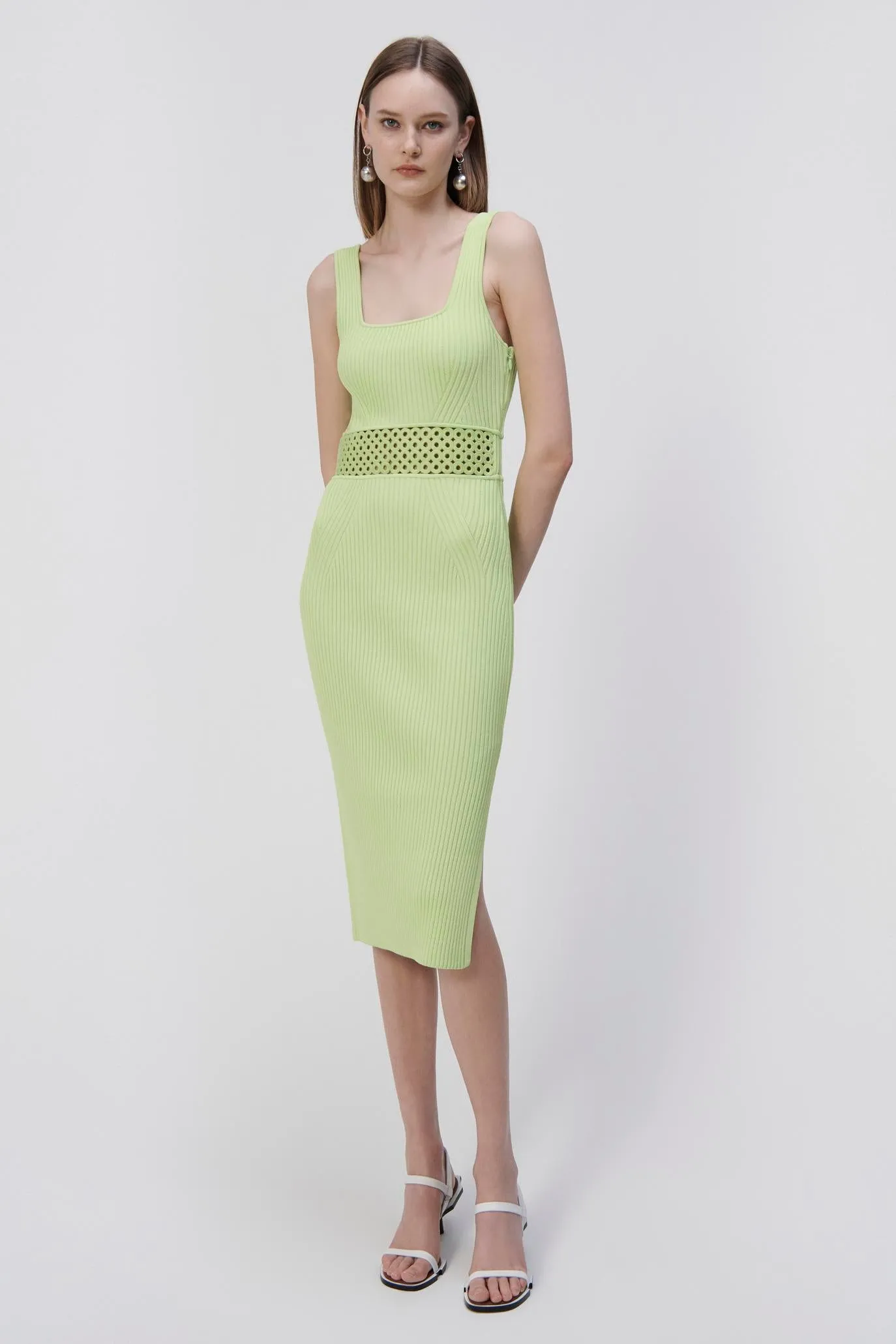 Loren Crochet Ring Midi Dress sold by Simkhai product image thumbnail 2