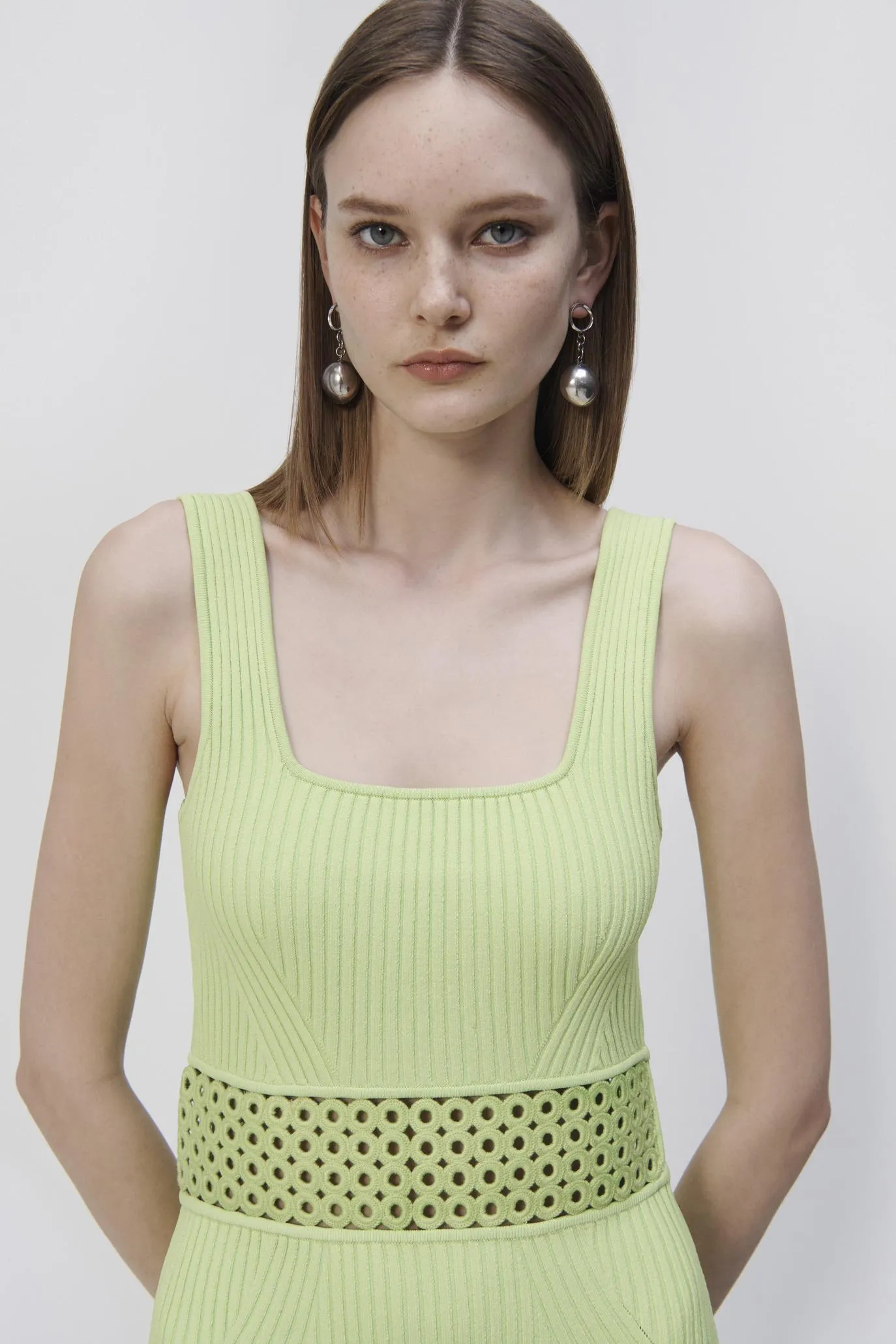 Loren Crochet Ring Midi Dress sold by Simkhai product image thumbnail 3