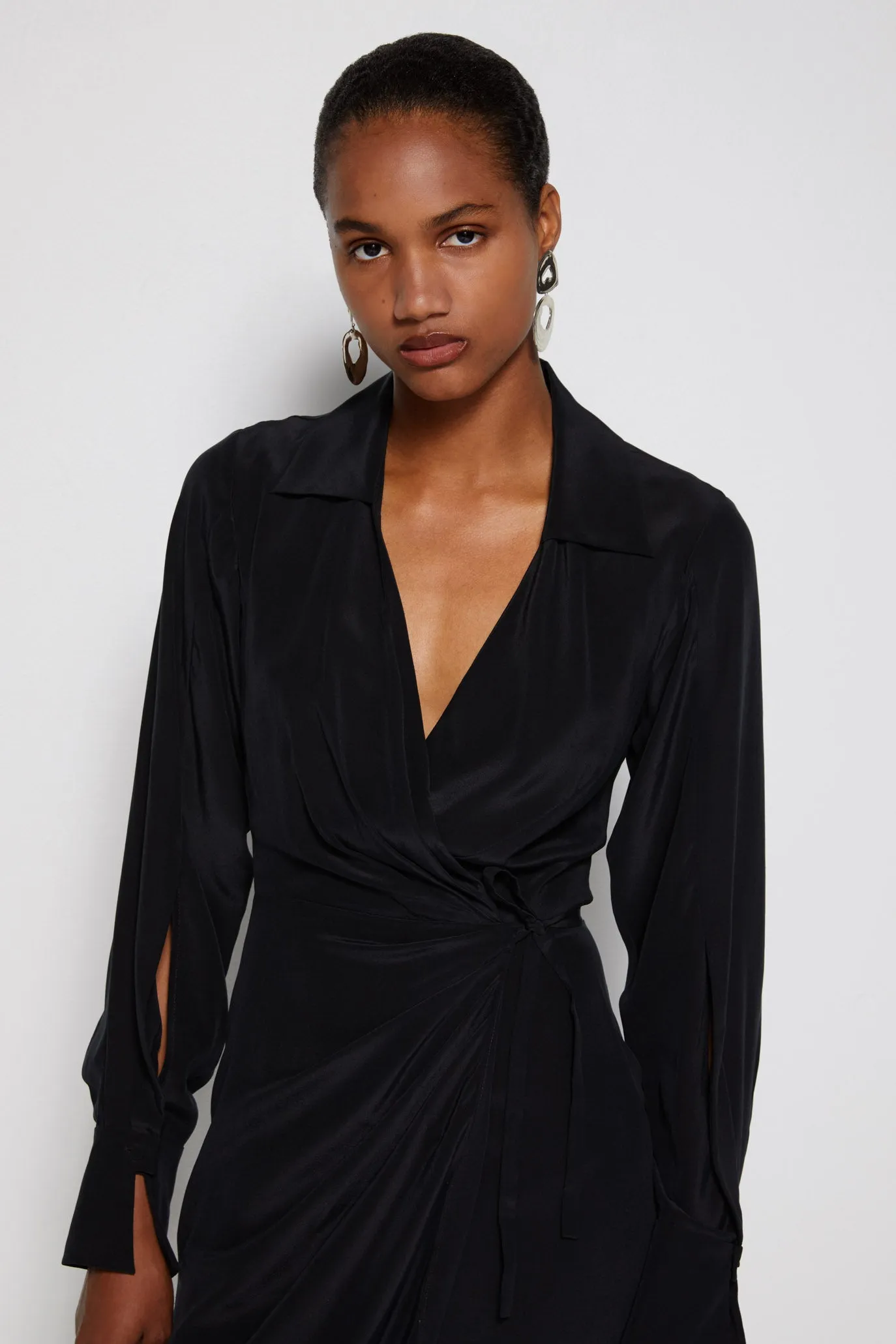 Destiny Essential Wrap Dress sold by Simkhai product image thumbnail 4