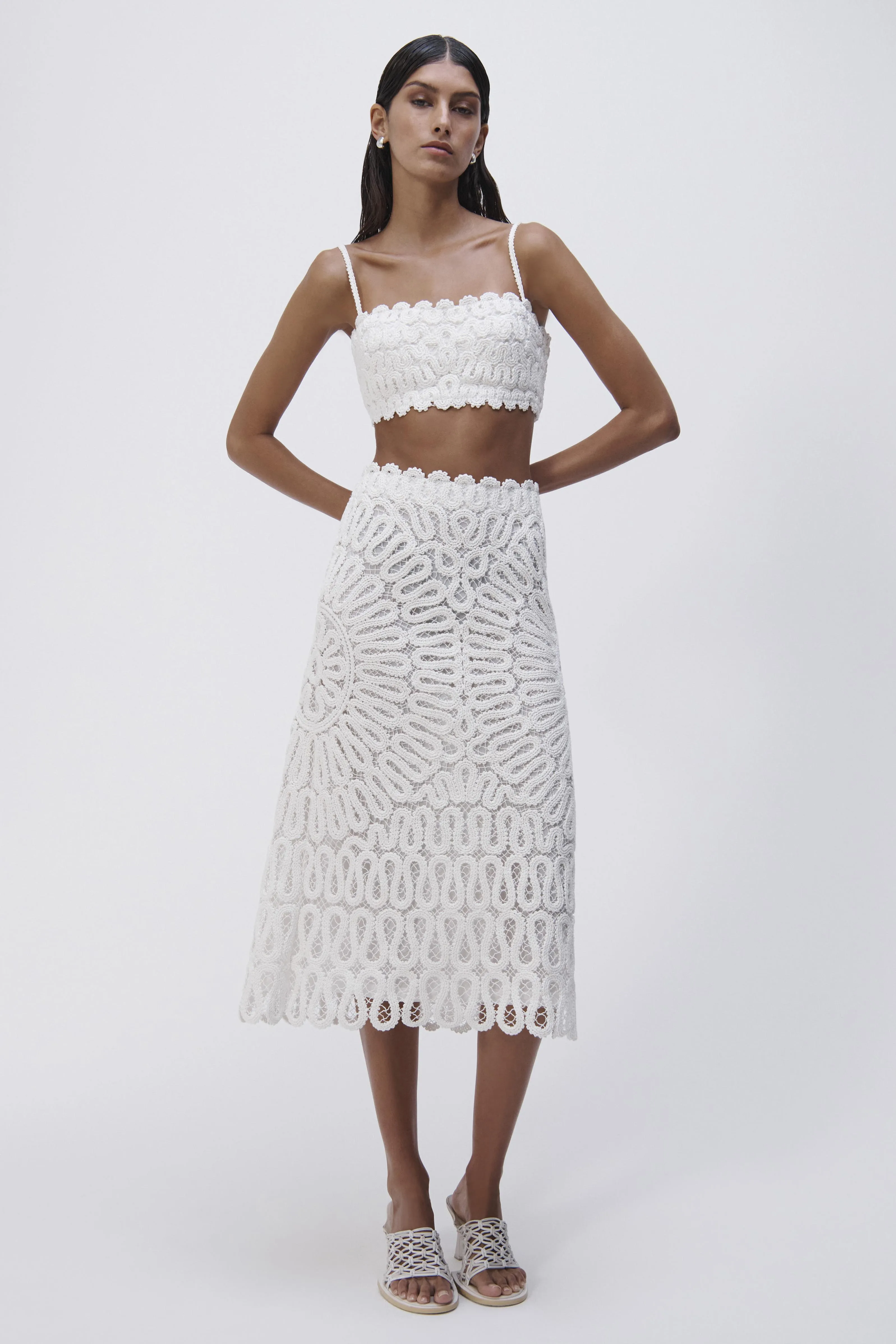 Fiona Crochet Top sold by Simkhai product image thumbnail 4