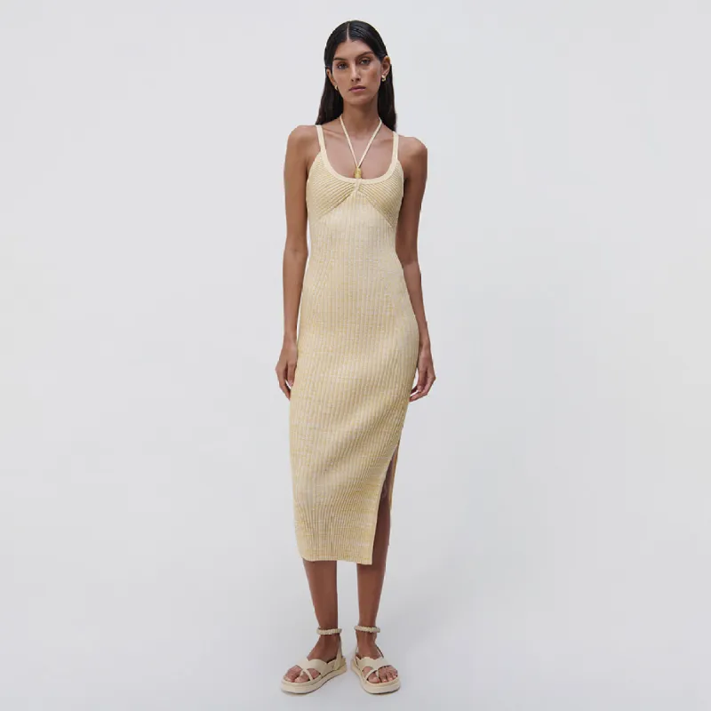 Hermione Compact Rib Midi Dress made by Simkhai
