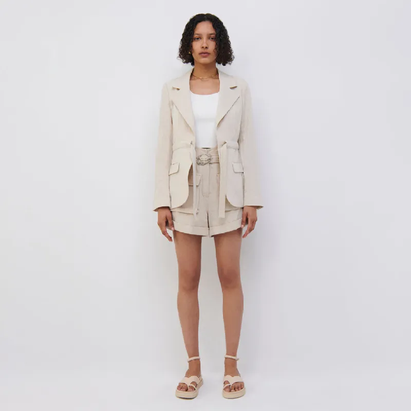 Zora Linen Blazer made by Simkhai