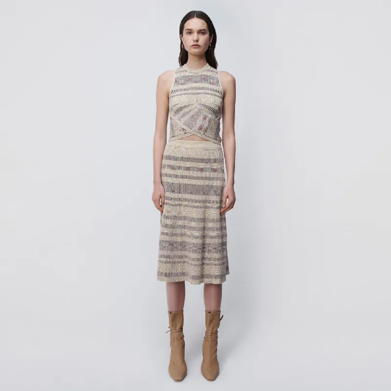 Reilly Space Dye Wrap Top made by Simkhai