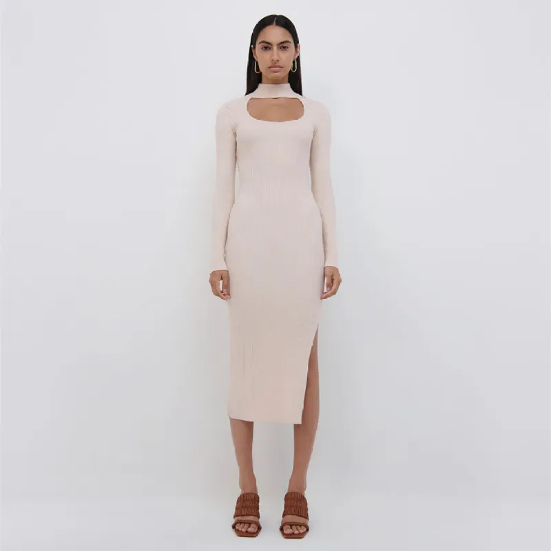 Kenny Recycled Rib Midi Dress sold by Simkhai
