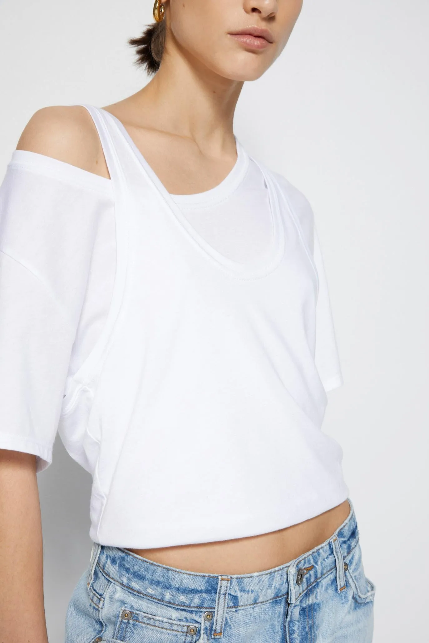 Dionne Organic Cotton Tee sold by Simkhai product image thumbnail 2