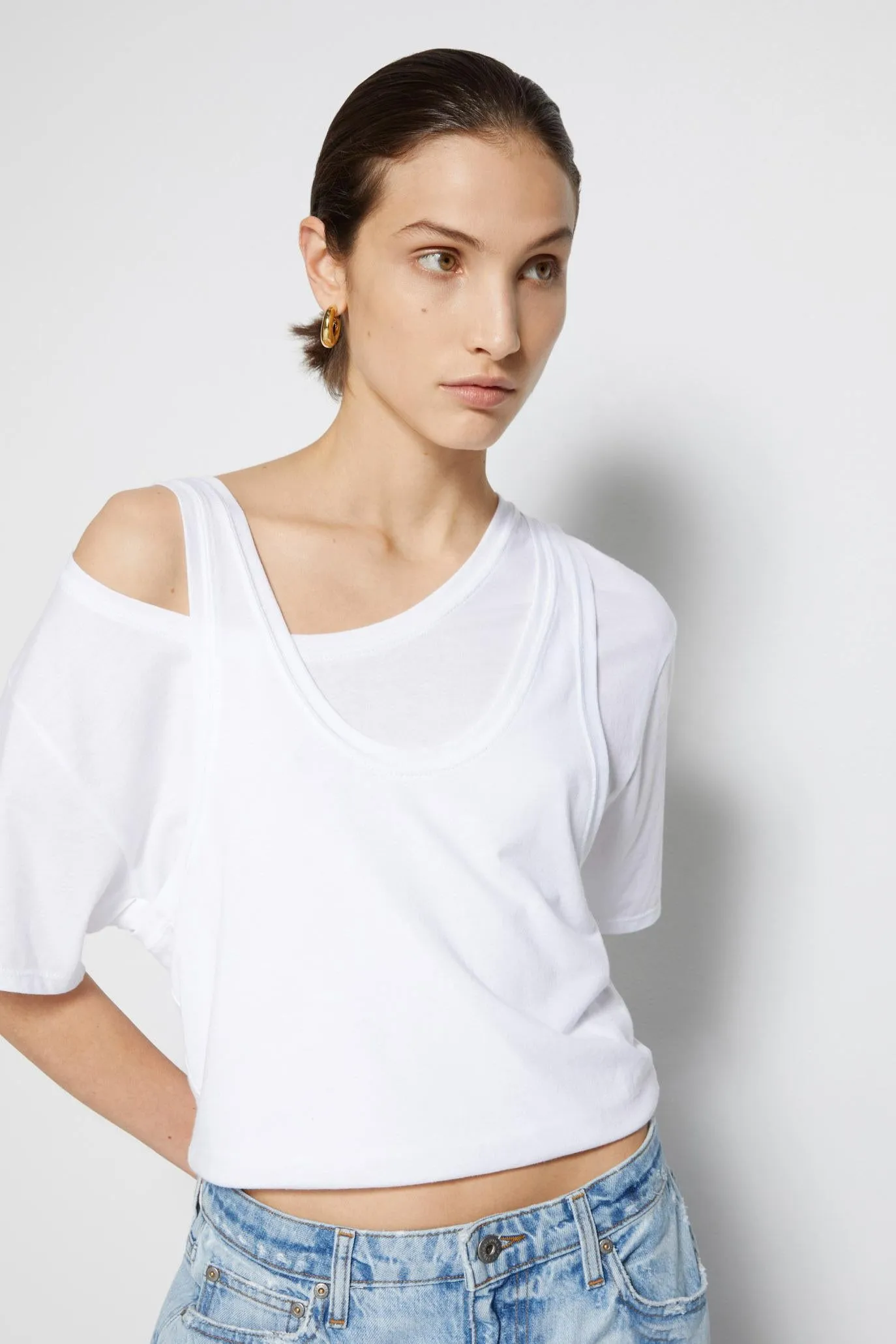Dionne Organic Cotton Tee sold by Simkhai product image thumbnail 4