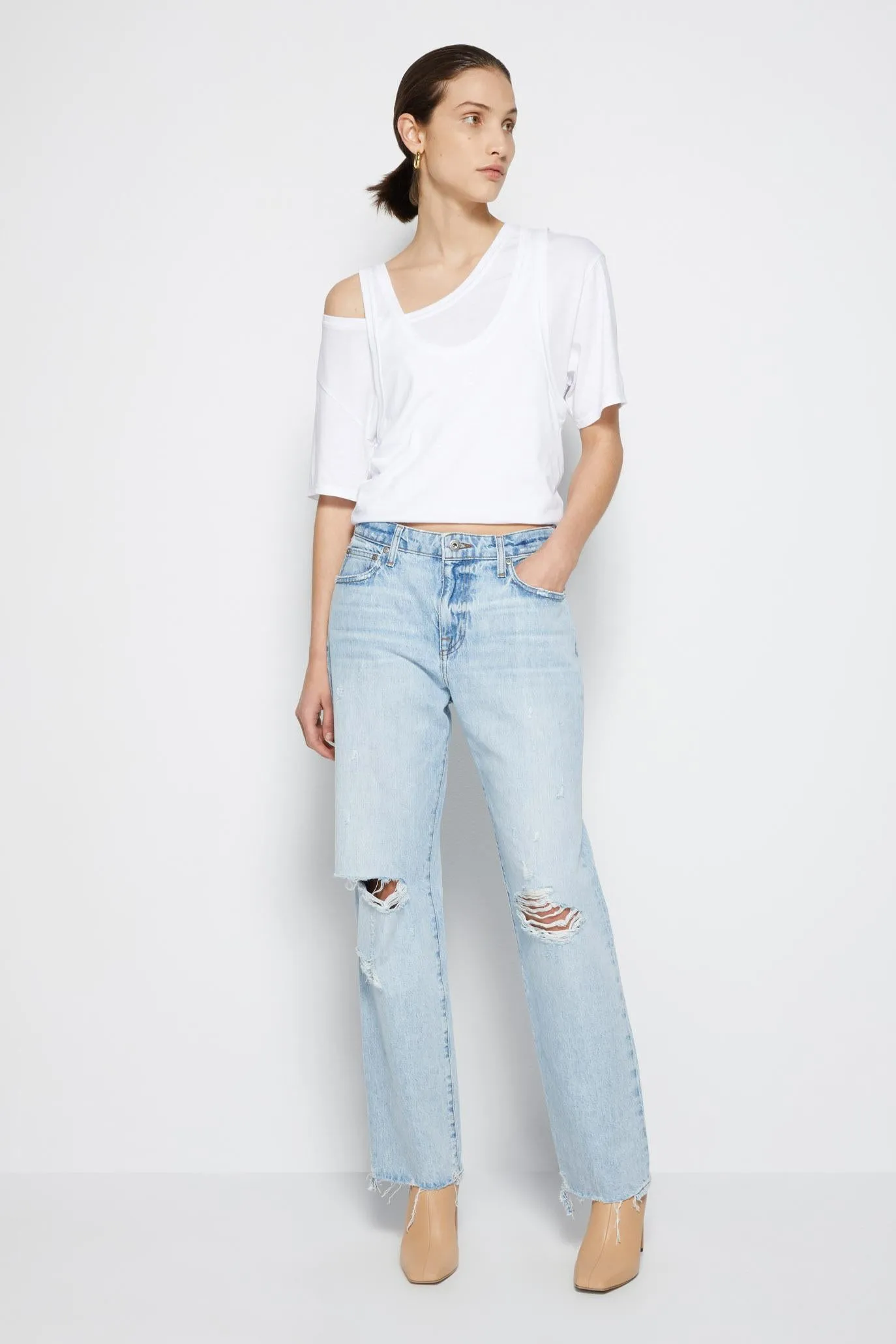 Dionne Organic Cotton Tee sold by Simkhai product image thumbnail 3