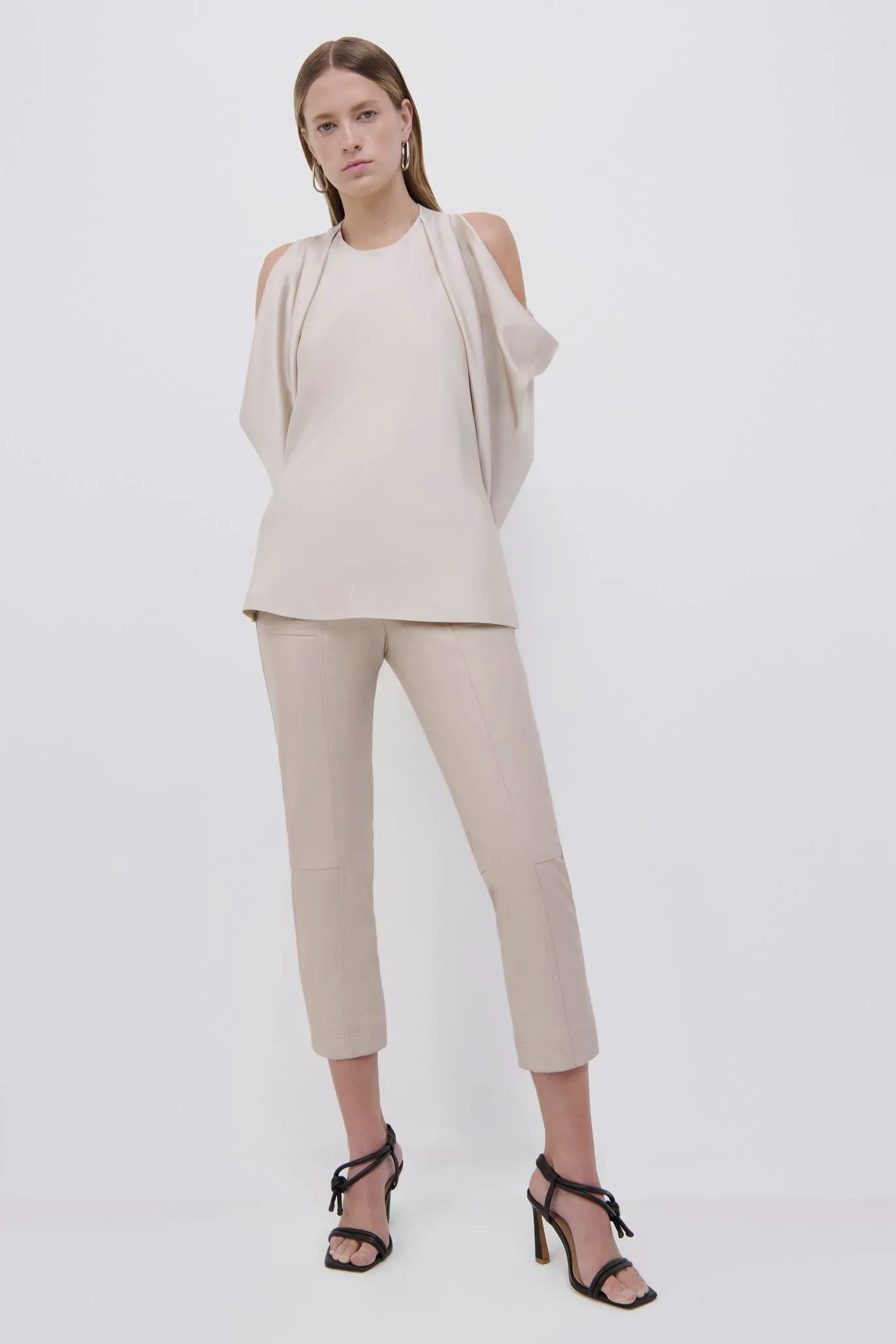 Marisa Draped Cold Shoulder Top sold by Simkhai product image thumbnail 3