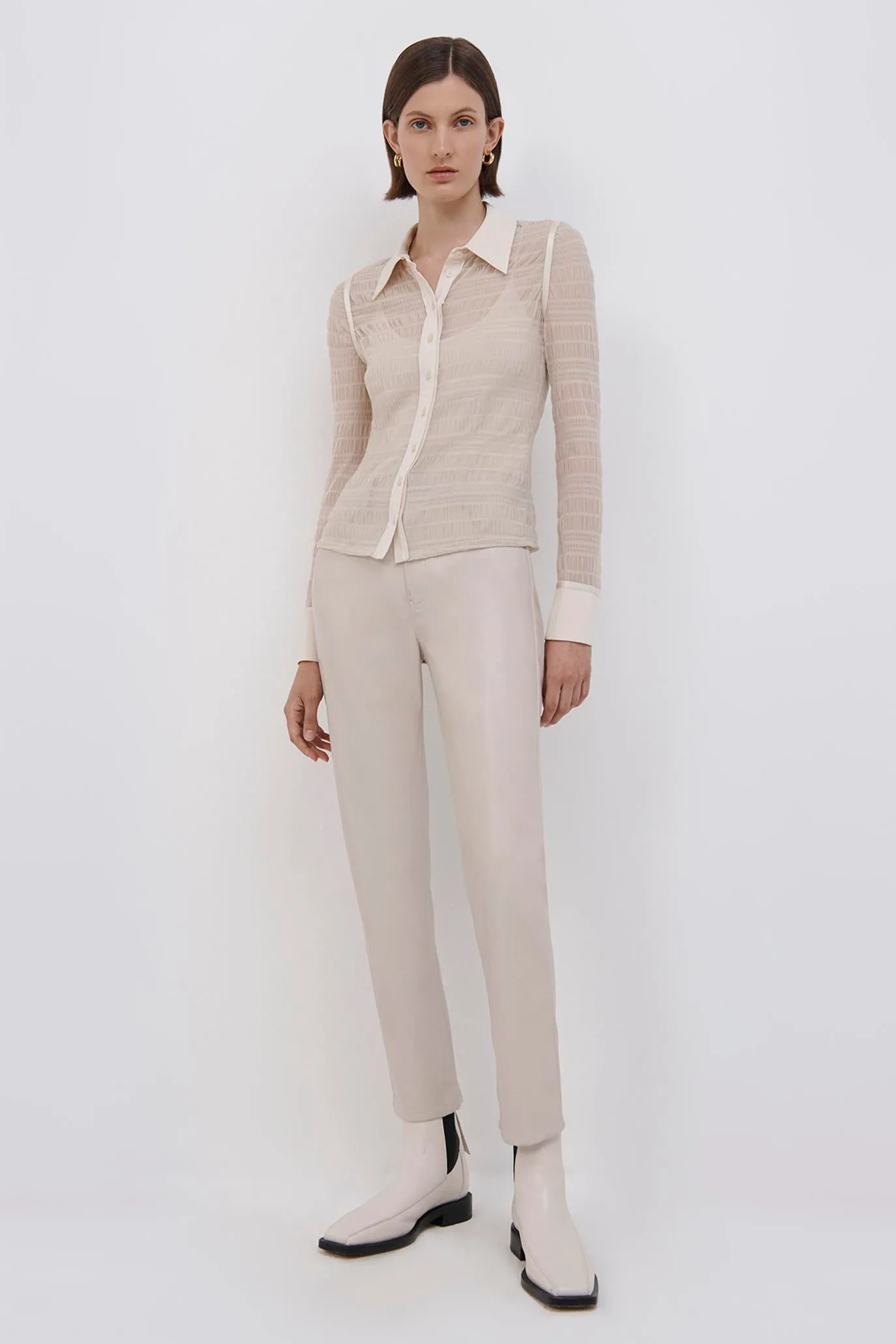 Robin Seersucker Top sold by Simkhai product image thumbnail 3
