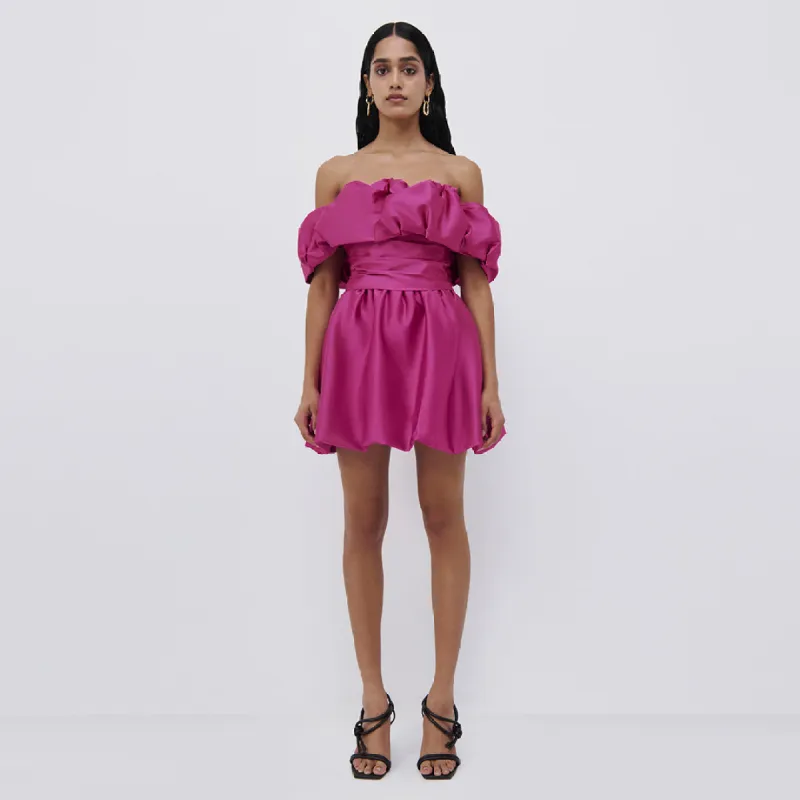Astoria Duchess Satin Mini Dress sold by Simkhai