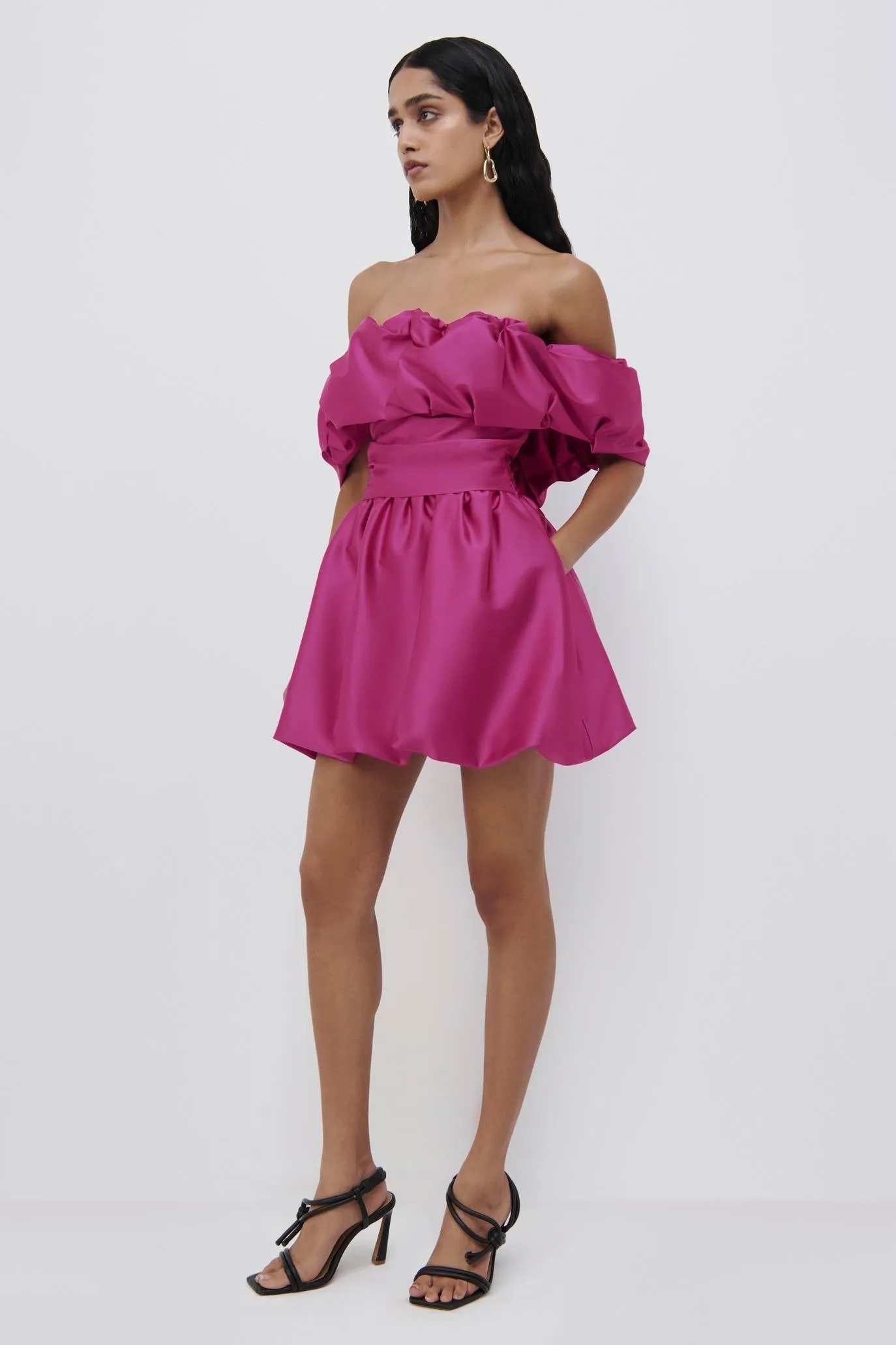 Astoria Duchess Satin Mini Dress sold by Simkhai product image thumbnail 4
