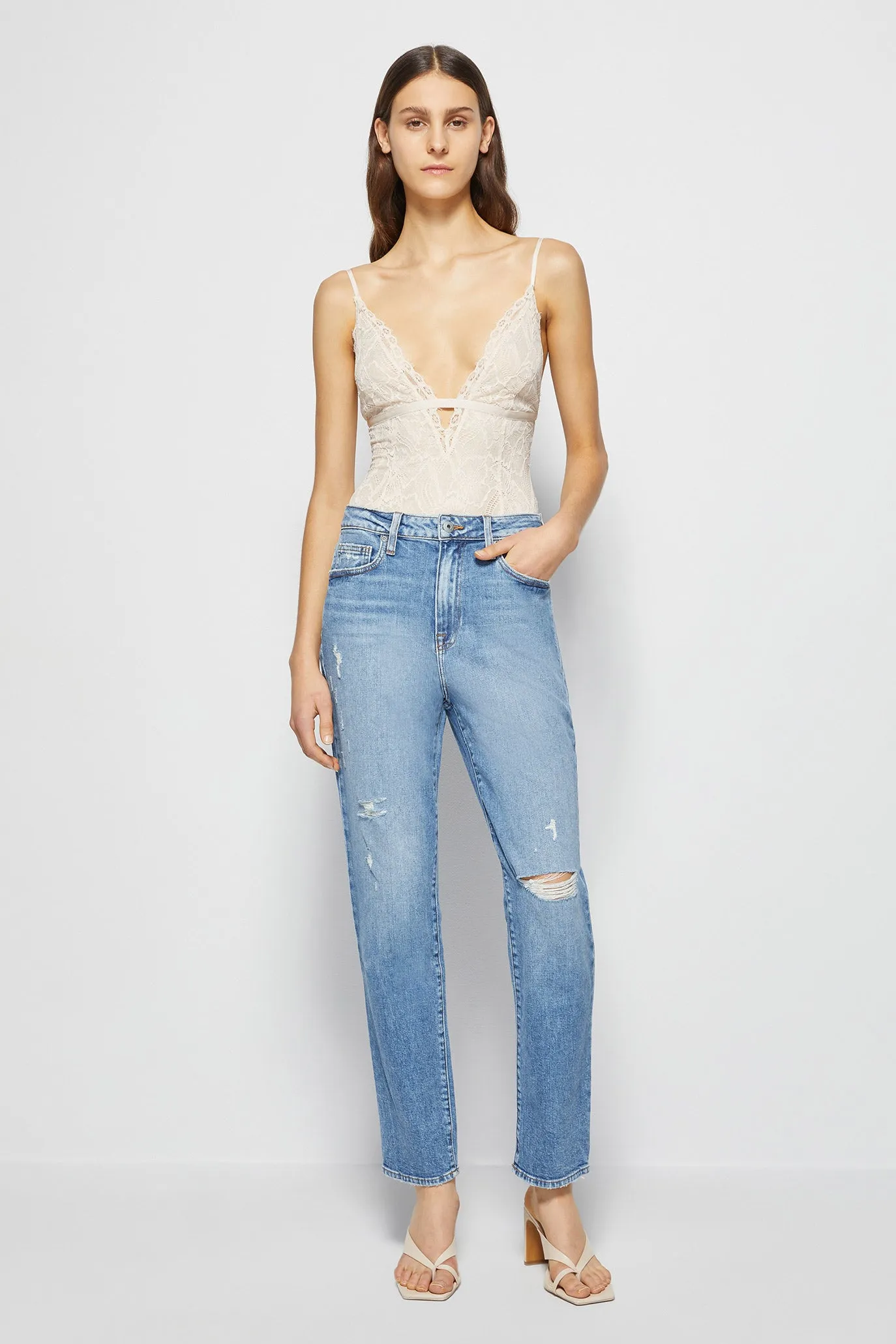 Nova Recycled Lace Bodysuit sold by Simkhai product image thumbnail 3