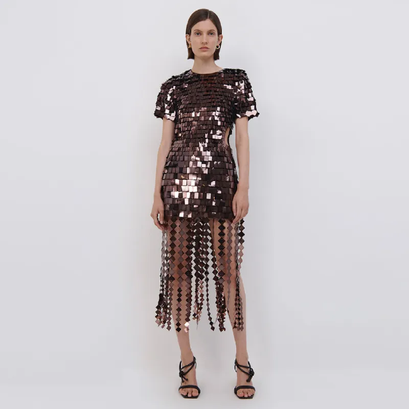 Jillian Sequin Midi Dress sold by Simkhai
