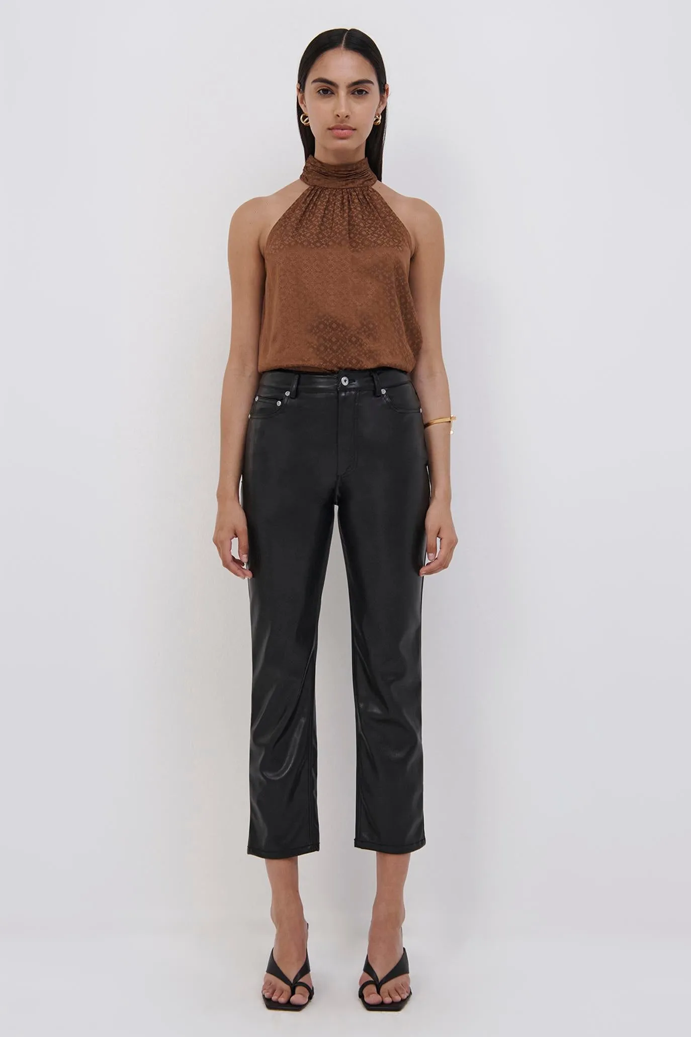 River Eco Vegan Leather Pant sold by Simkhai product image thumbnail 4
