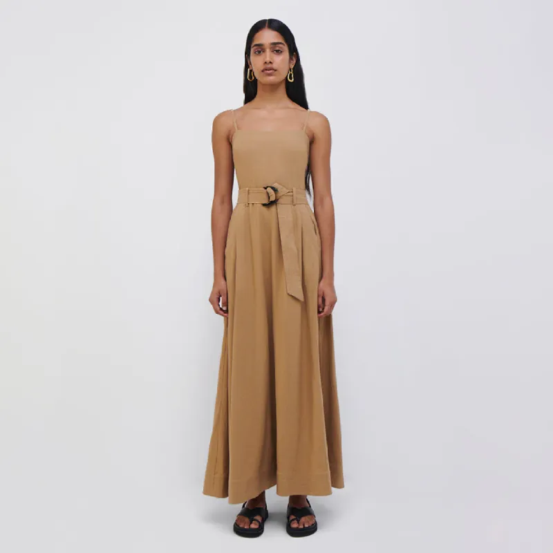 Skye Linen Tank Dress sold by Simkhai