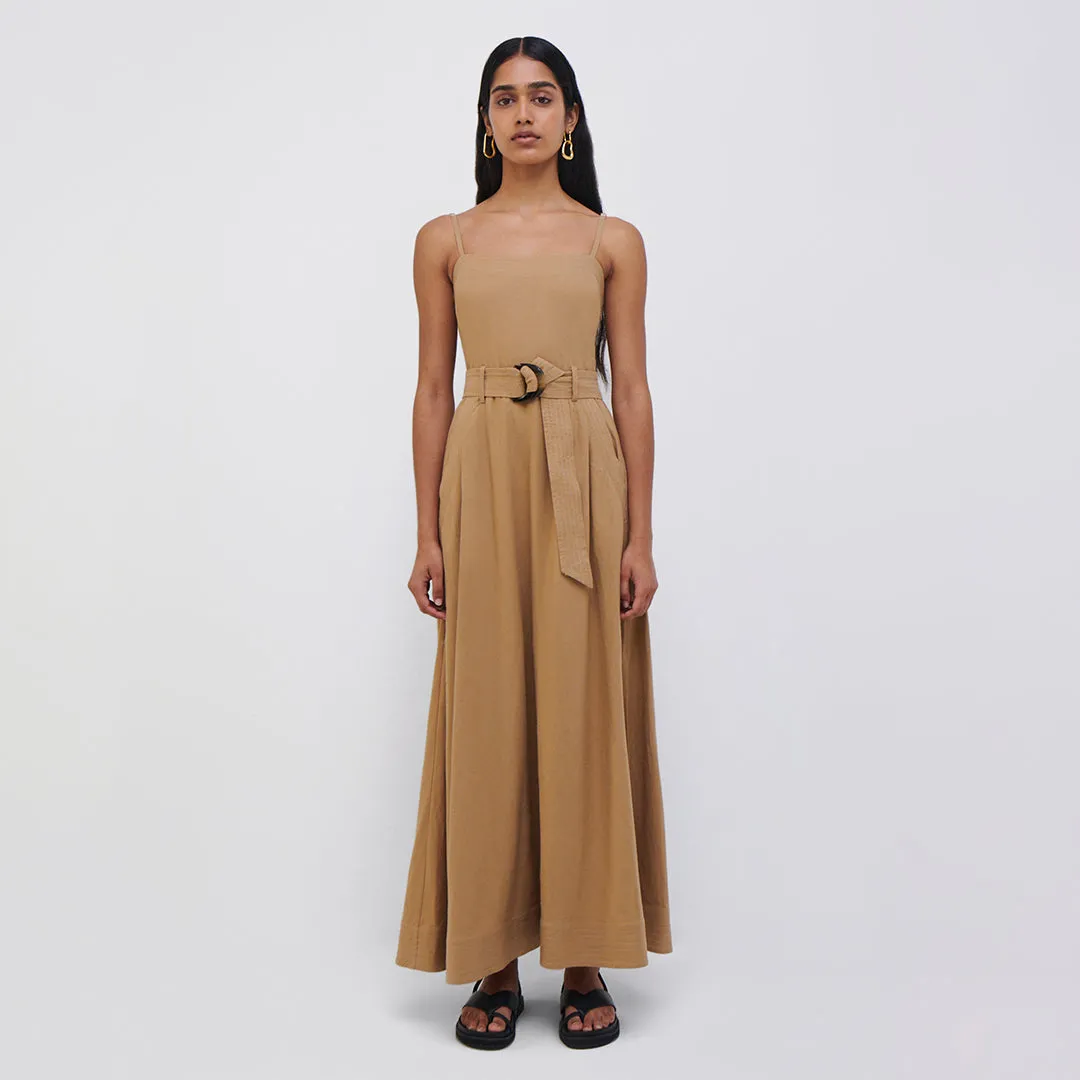 Skye Linen Tank Dress sold by Simkhai