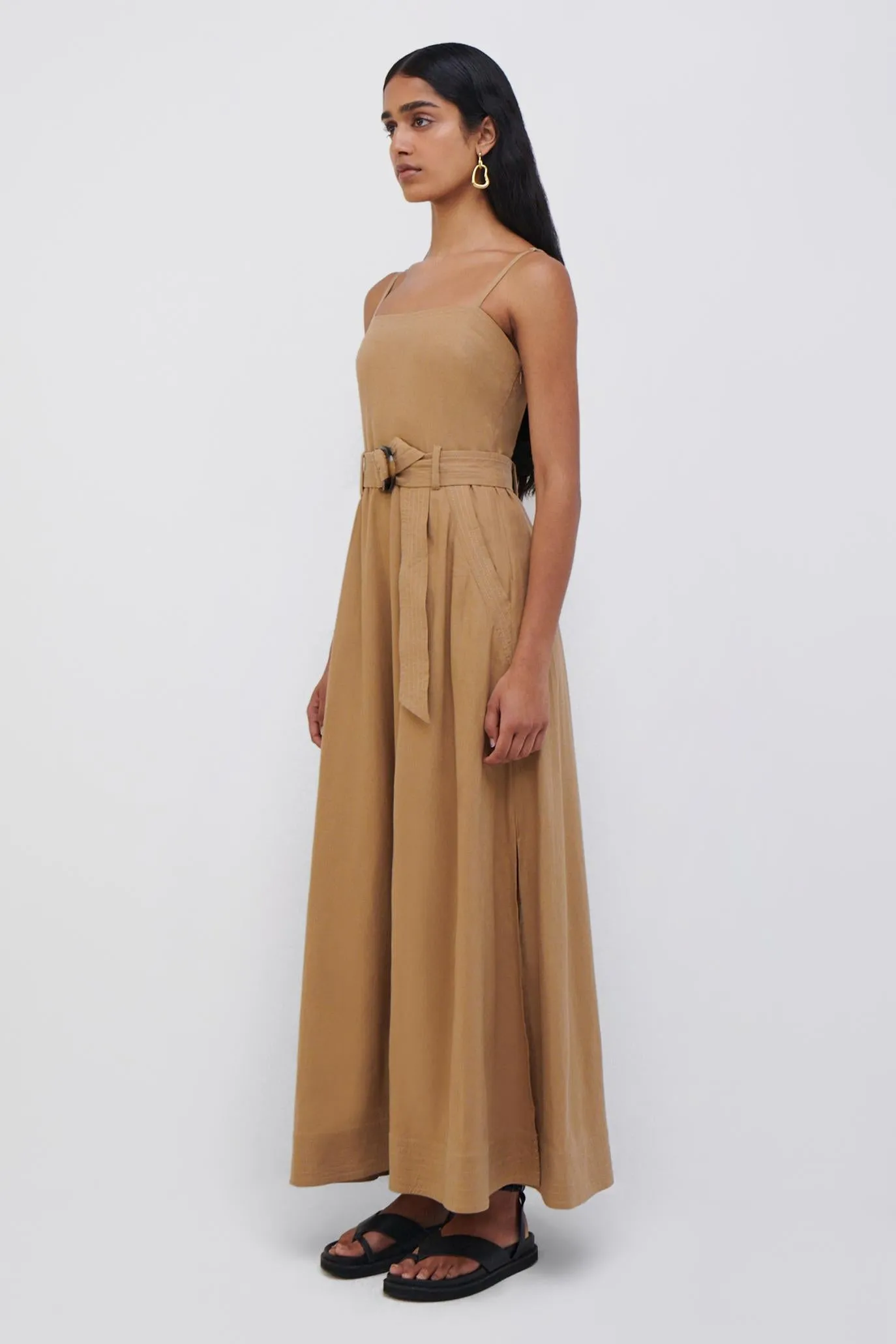 Skye Linen Tank Dress sold by Simkhai product image thumbnail 5