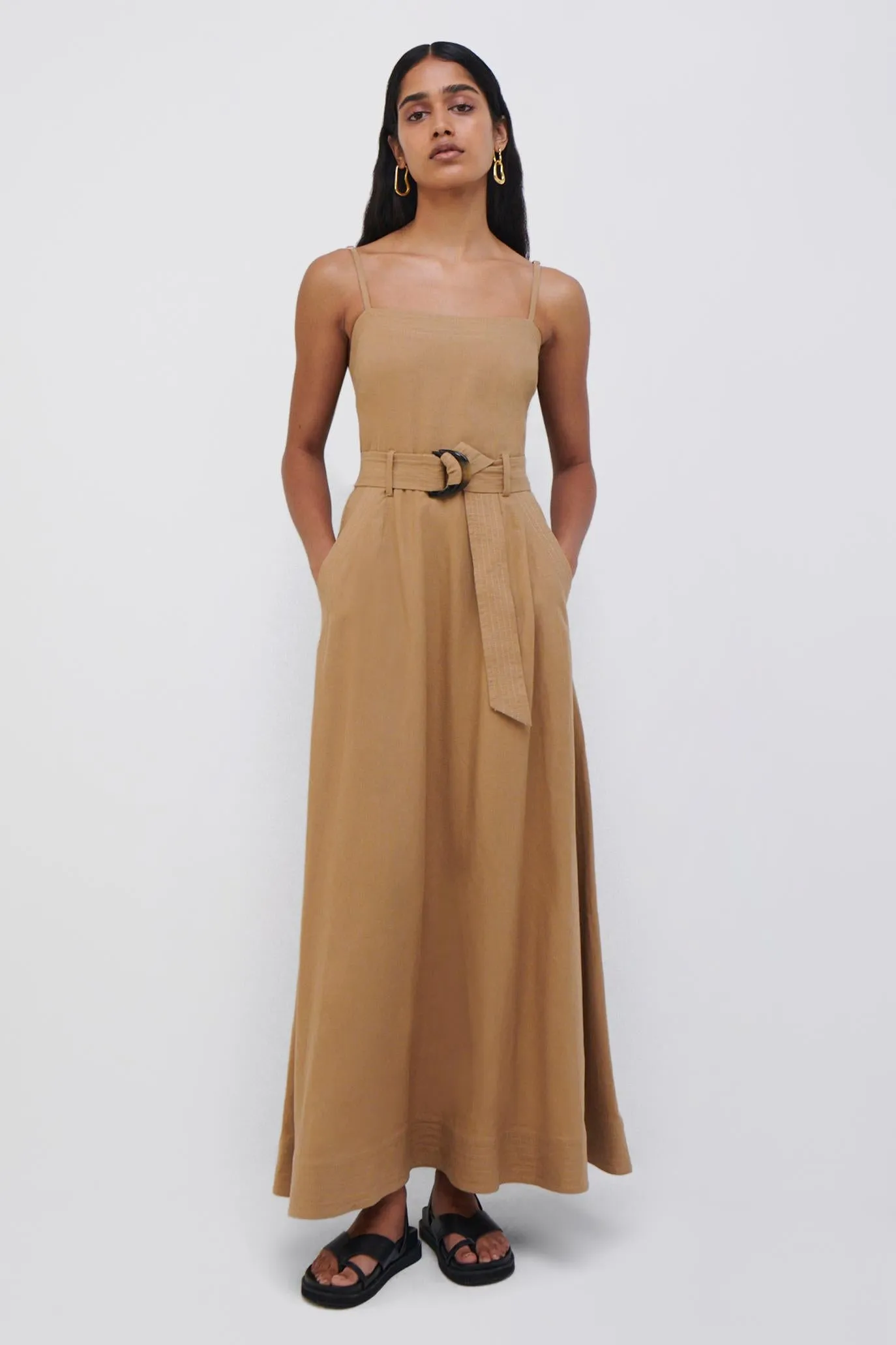 Skye Linen Tank Dress sold by Simkhai product image thumbnail 2